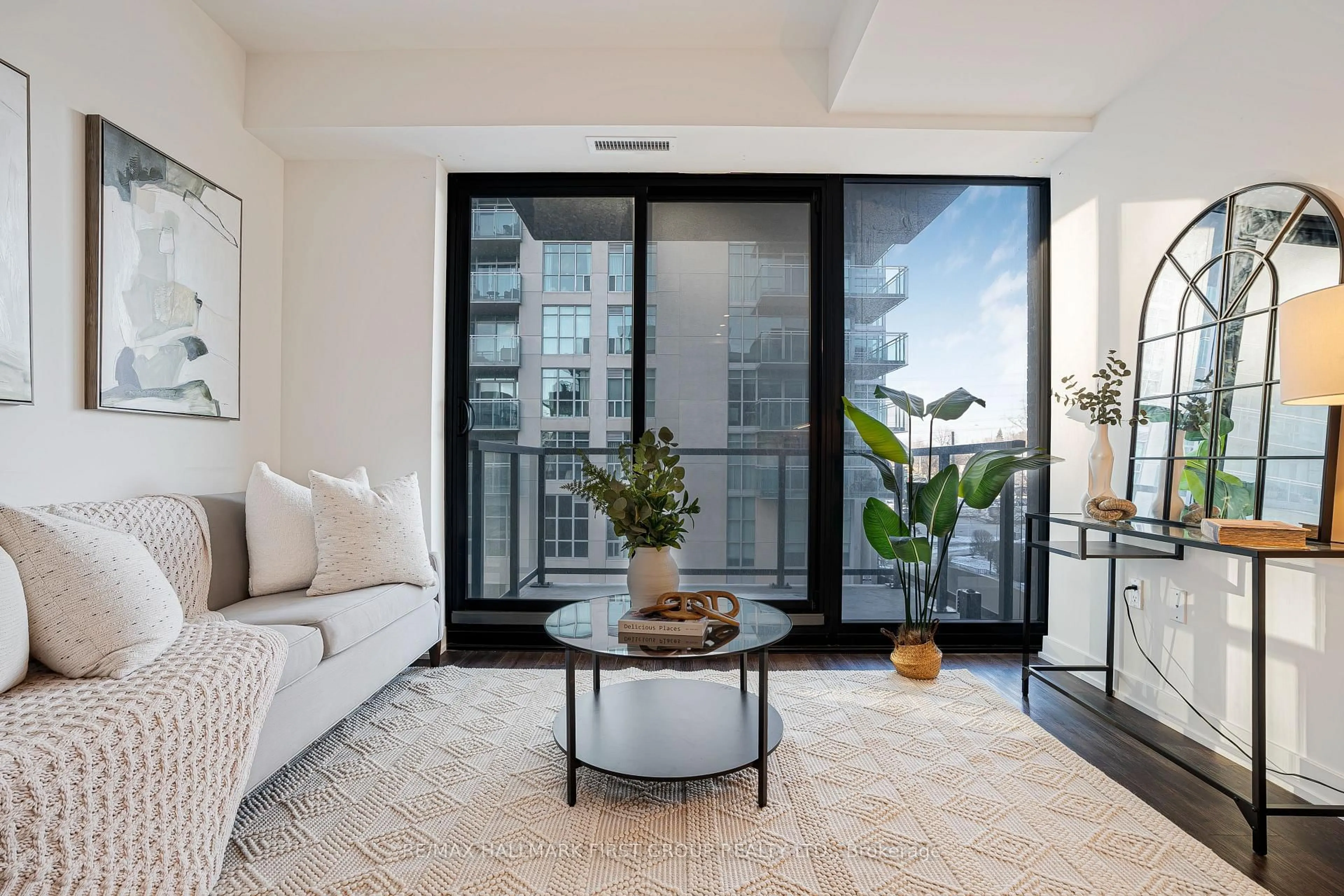 Living room with furniture, unknown for 1604 Charles St #316, Whitby Ontario L1N 0P2