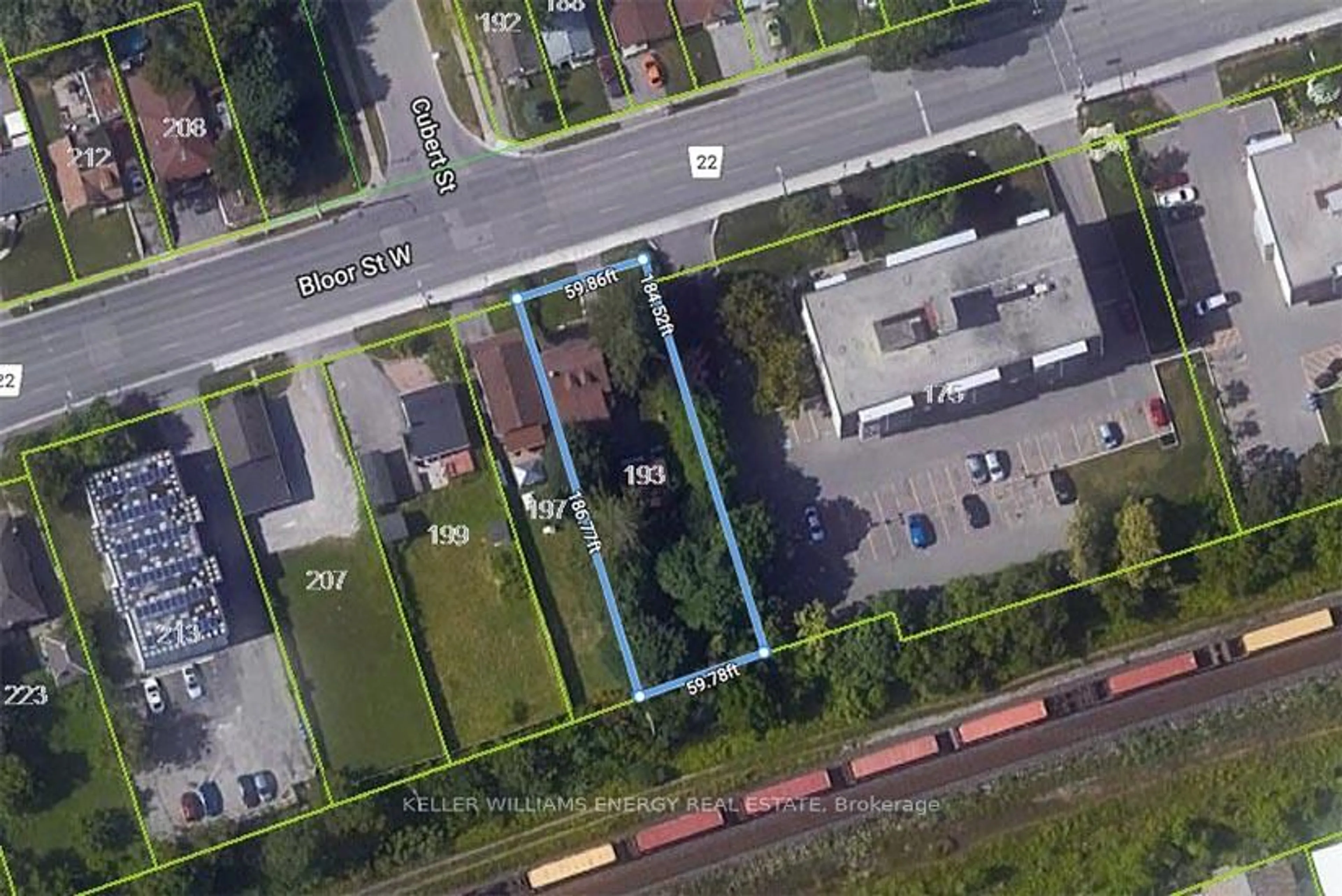 A pic from outside/outdoor area/front of a property/back of a property/a pic from drone, street for 193 Bloor St, Oshawa Ontario L1J 1P5