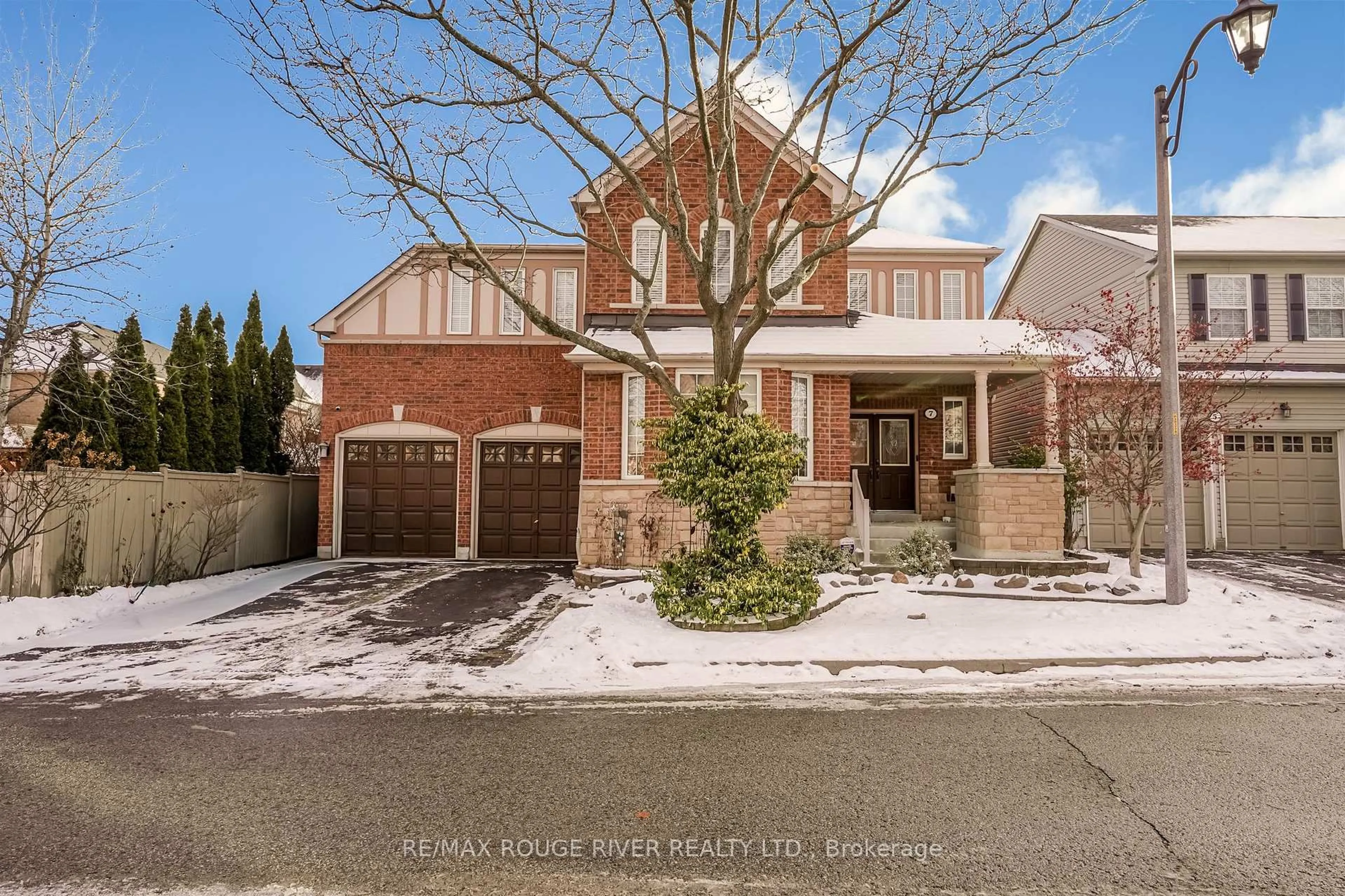 Home with brick exterior material, street for 7 Butterworth Dr, Ajax Ontario L1T 4W8