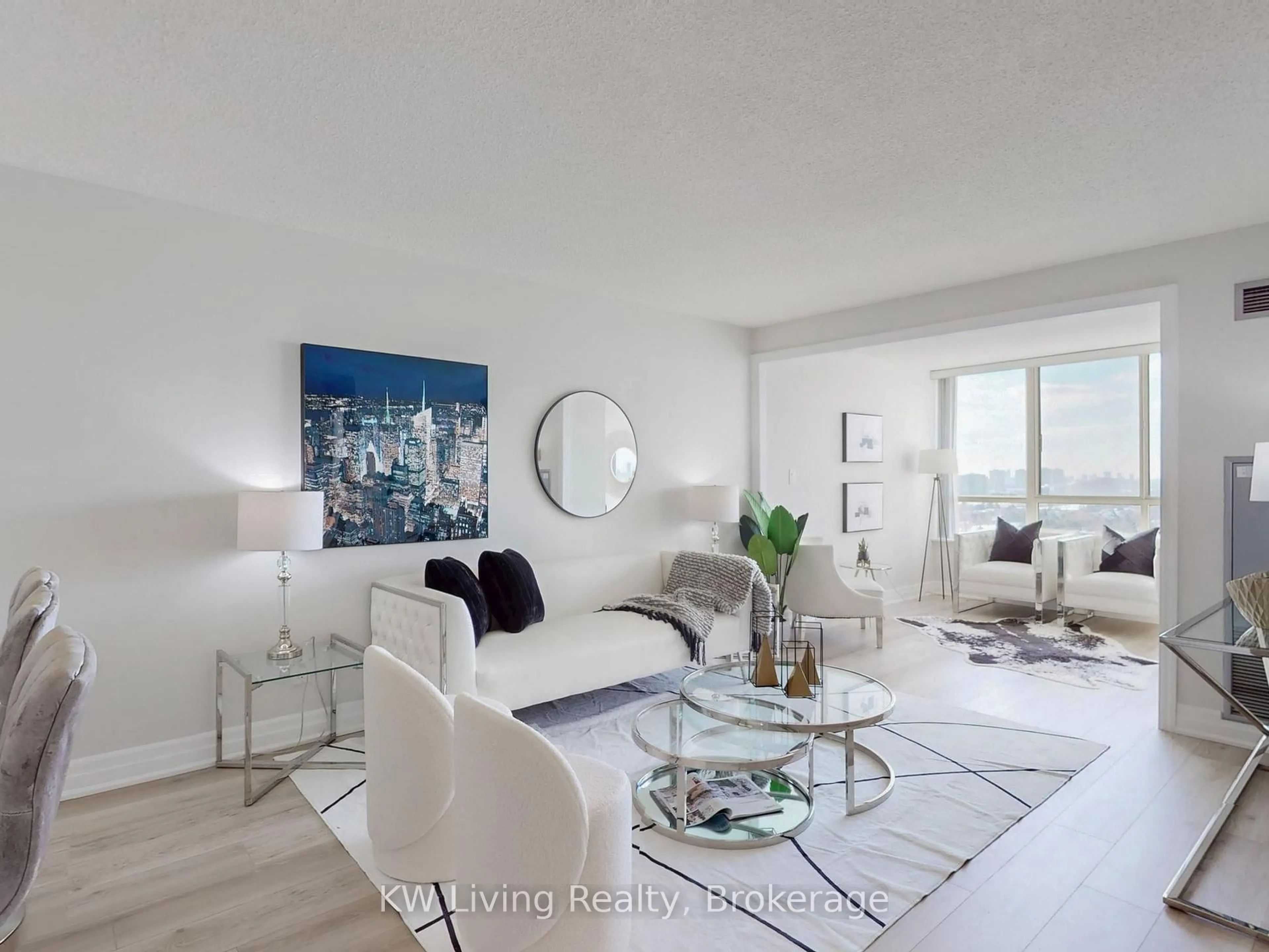 Living room with furniture, unknown for 225 Bamburgh Circ #1912, Toronto Ontario M1W 3X9