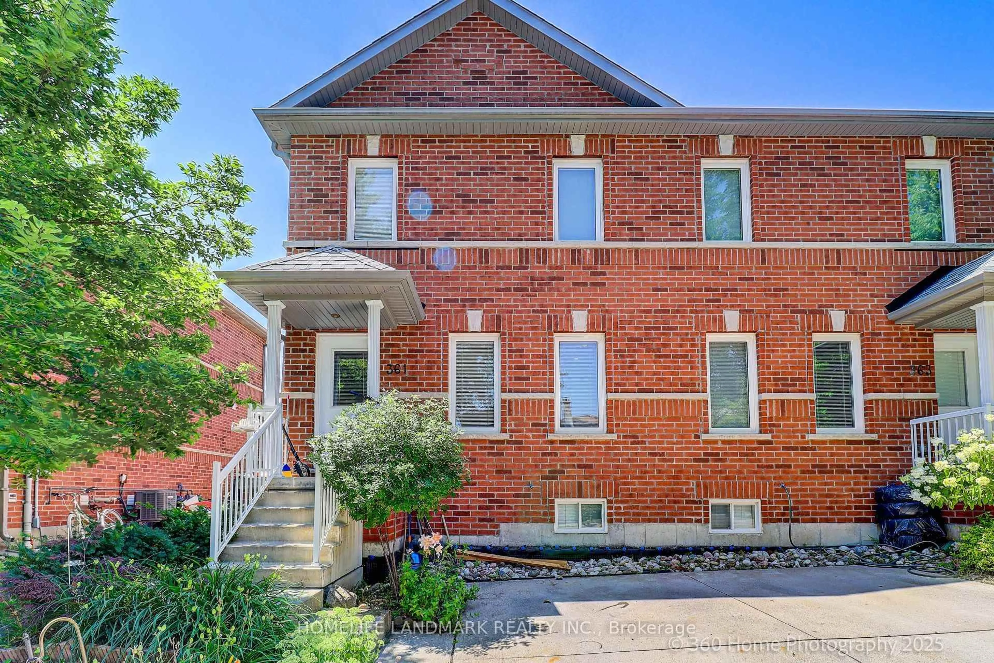 Home with brick exterior material, street for 361 Birchmount Rd #3, Toronto Ontario M1K 1M6