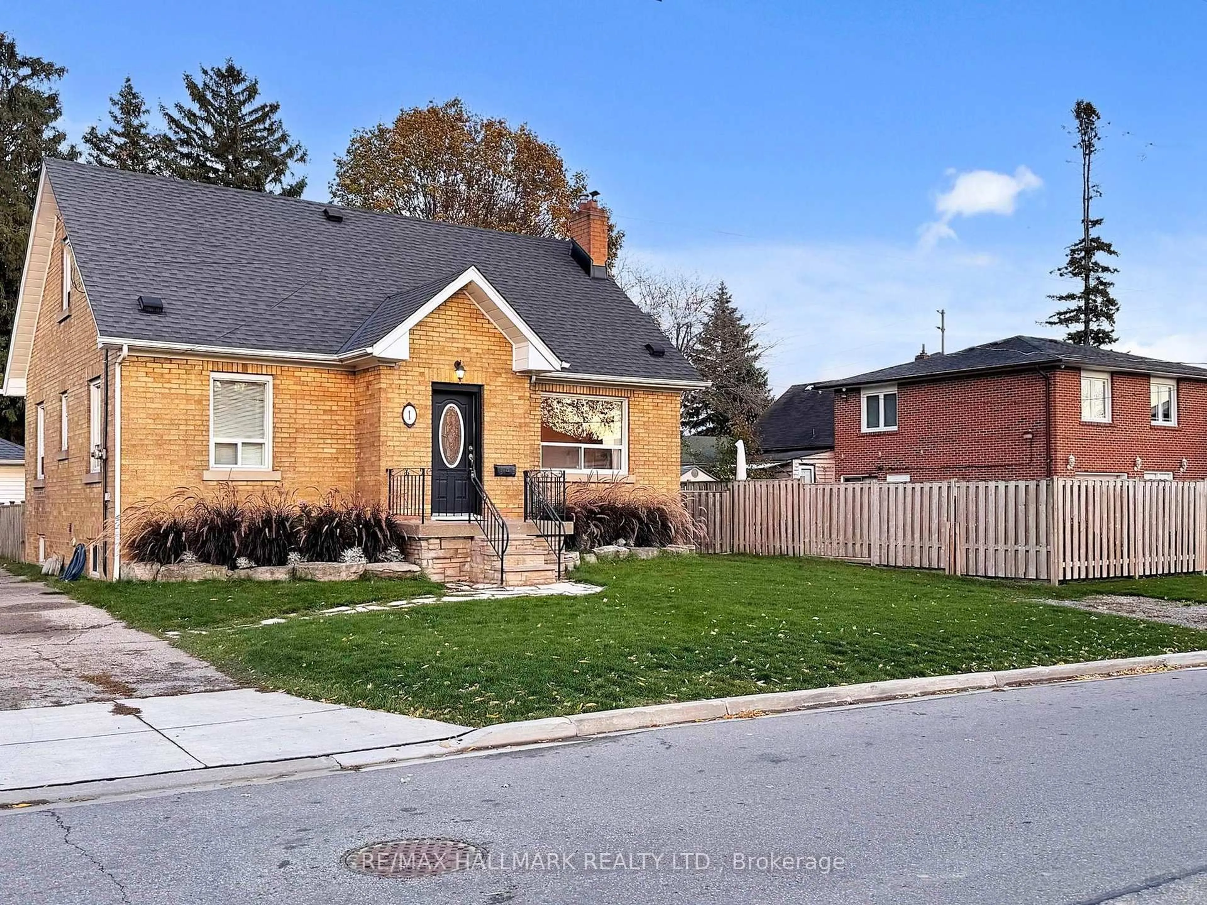 Home with brick exterior material, street for 1 Andrew Ave, Toronto Ontario M1M 3G8