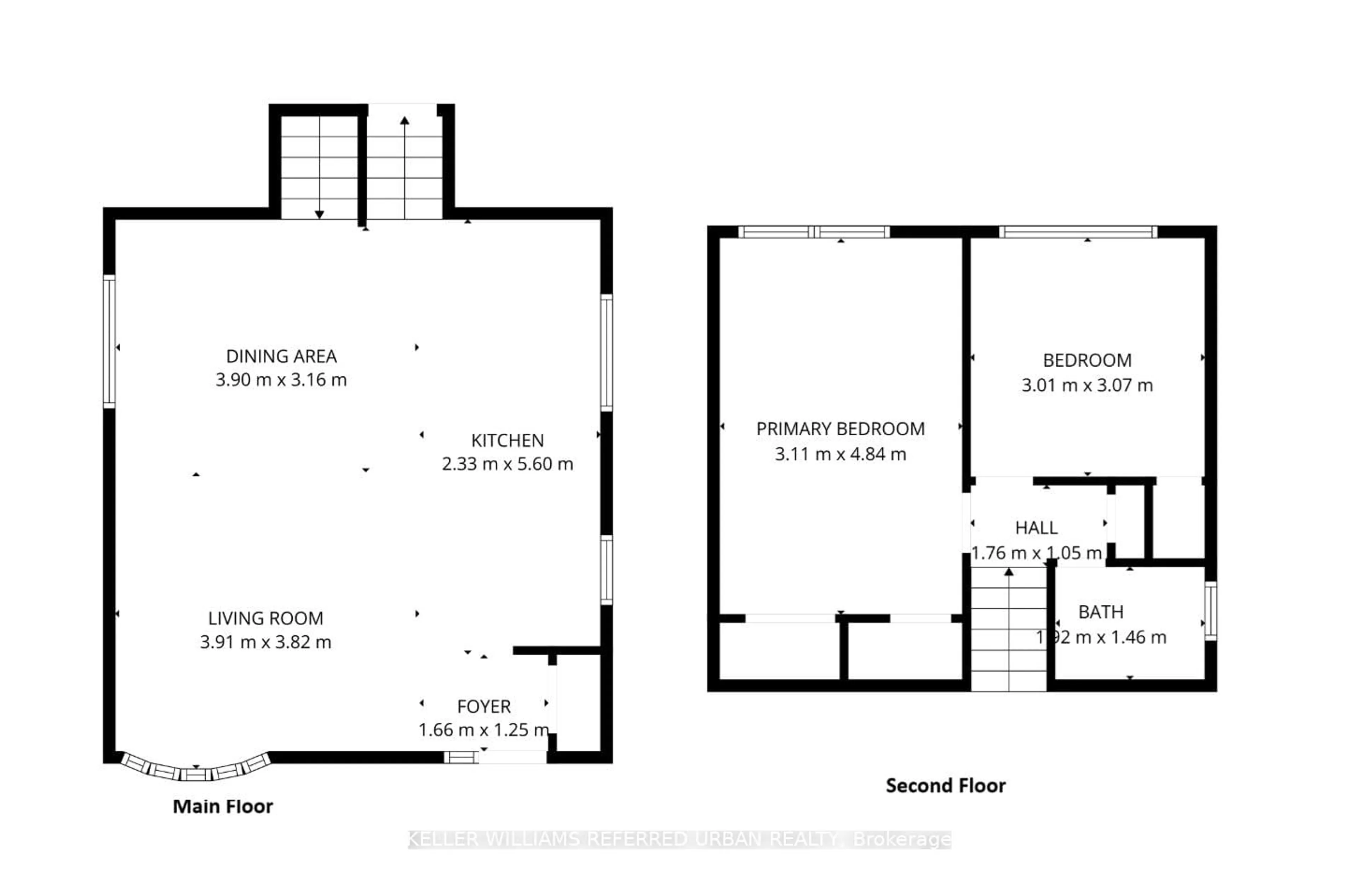 Floor plan for 15 Glenda Rd, Toronto Ontario M1M 2H5