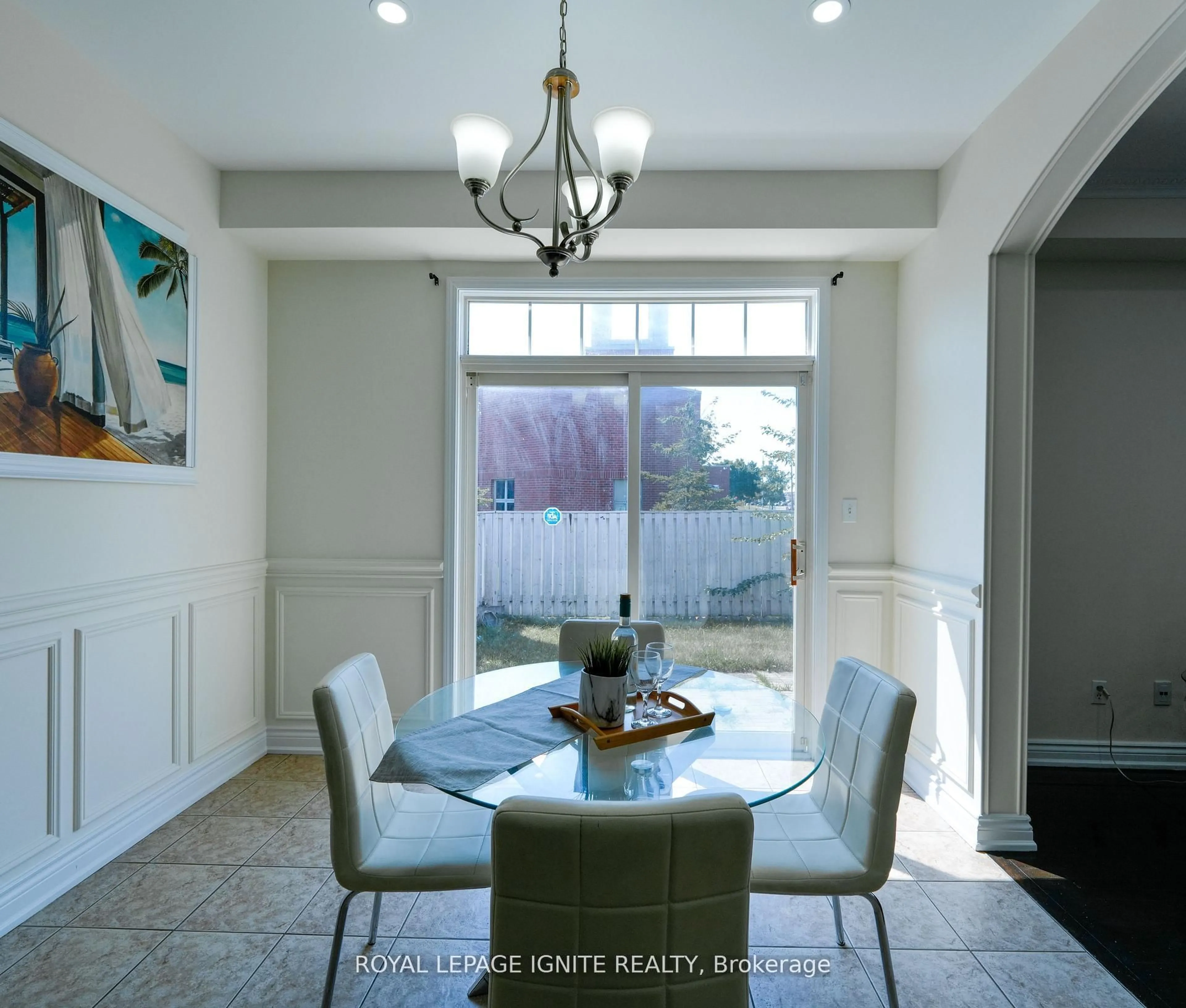 Dining room, ceramic/tile floor for 5 Dent St, Ajax Ontario L1T 4E8