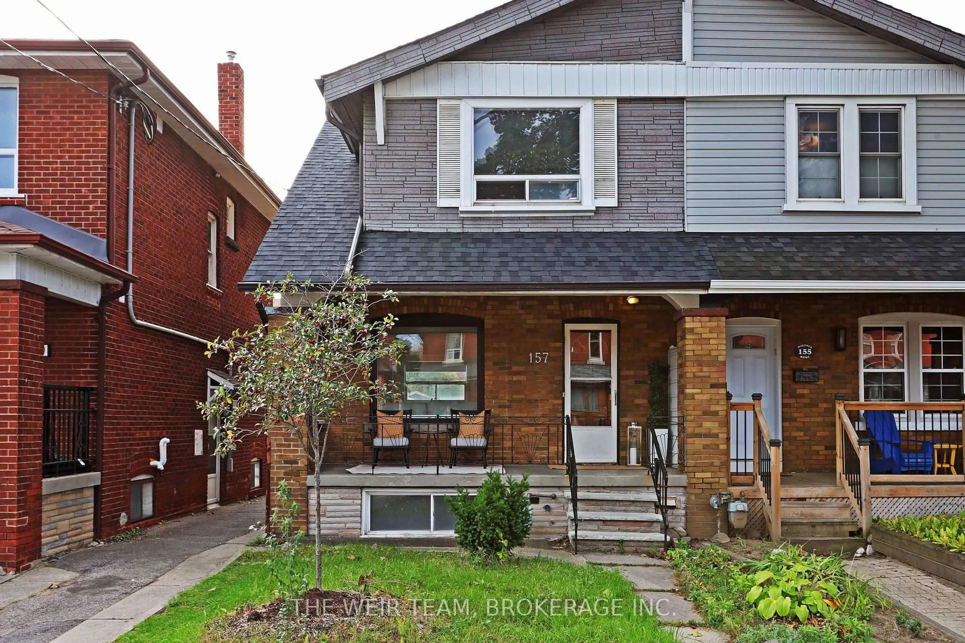 Home with brick exterior material, street for 157 Mortimer Ave, Toronto Ontario M4J 2C4