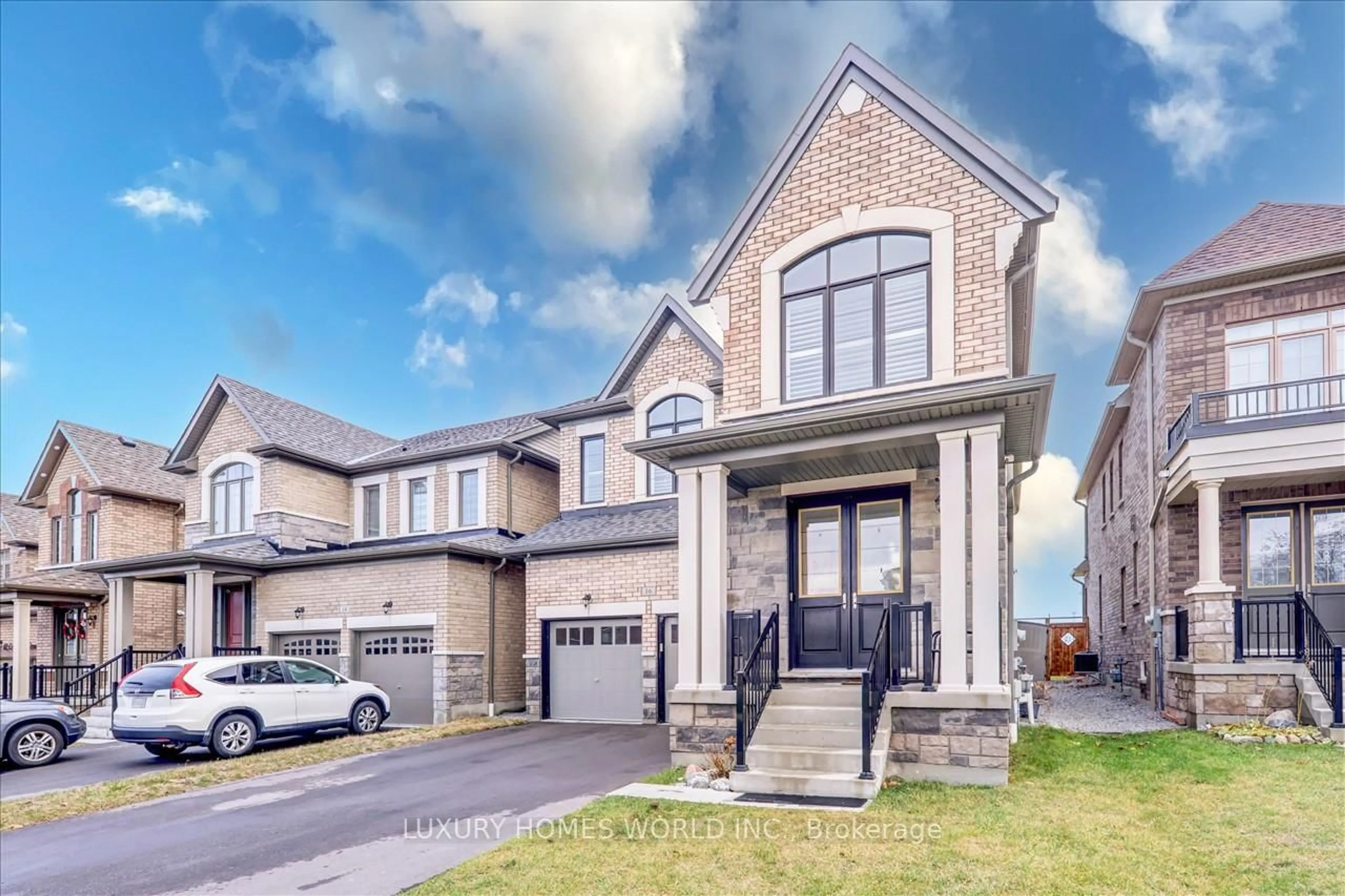 Home with brick exterior material, street for 16 Capstan Crt, Whitby Ontario L1P 0K5