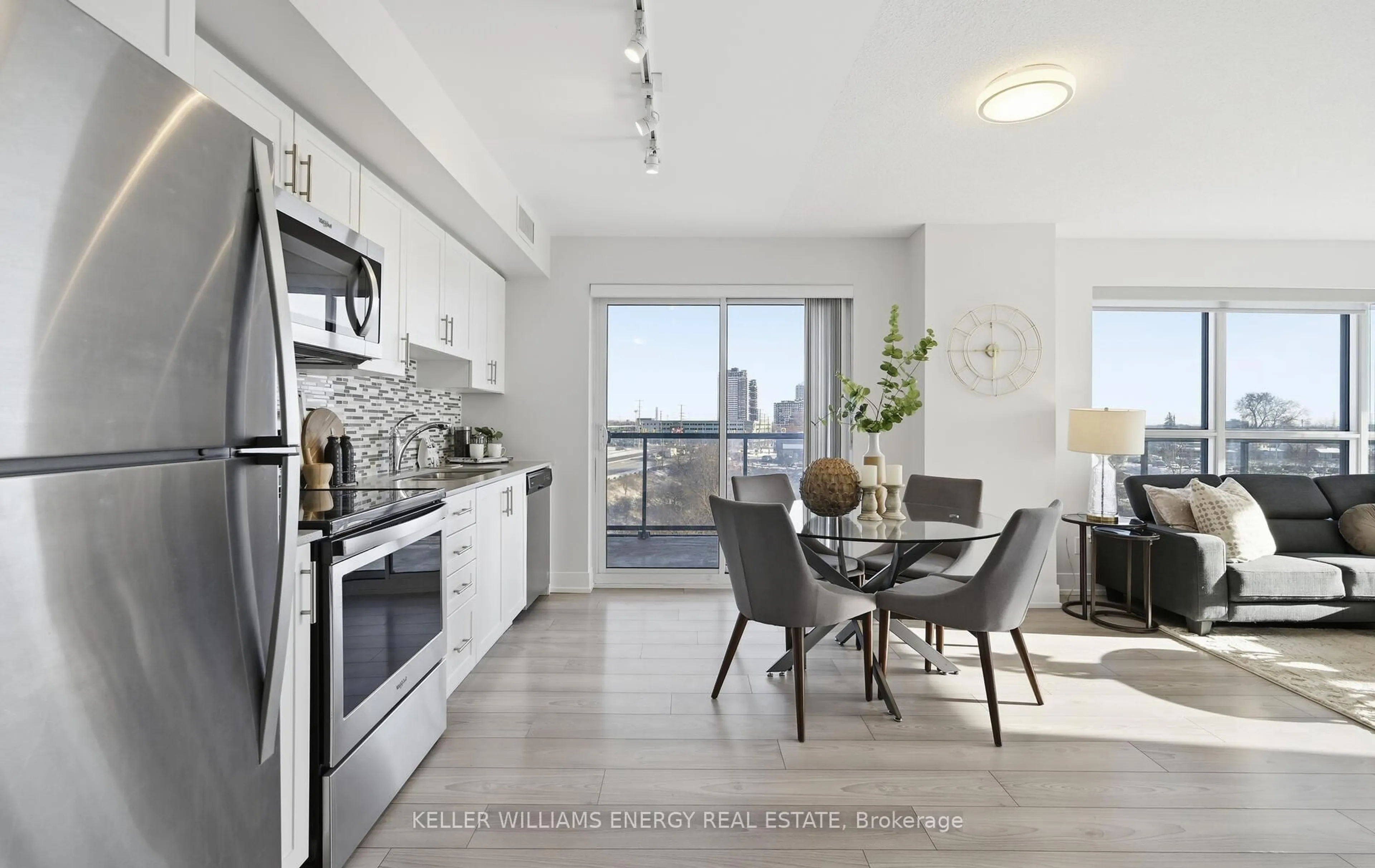 Open concept kitchen, unknown for 1255 Bayly St #504, Pickering Ontario L1W 0B6