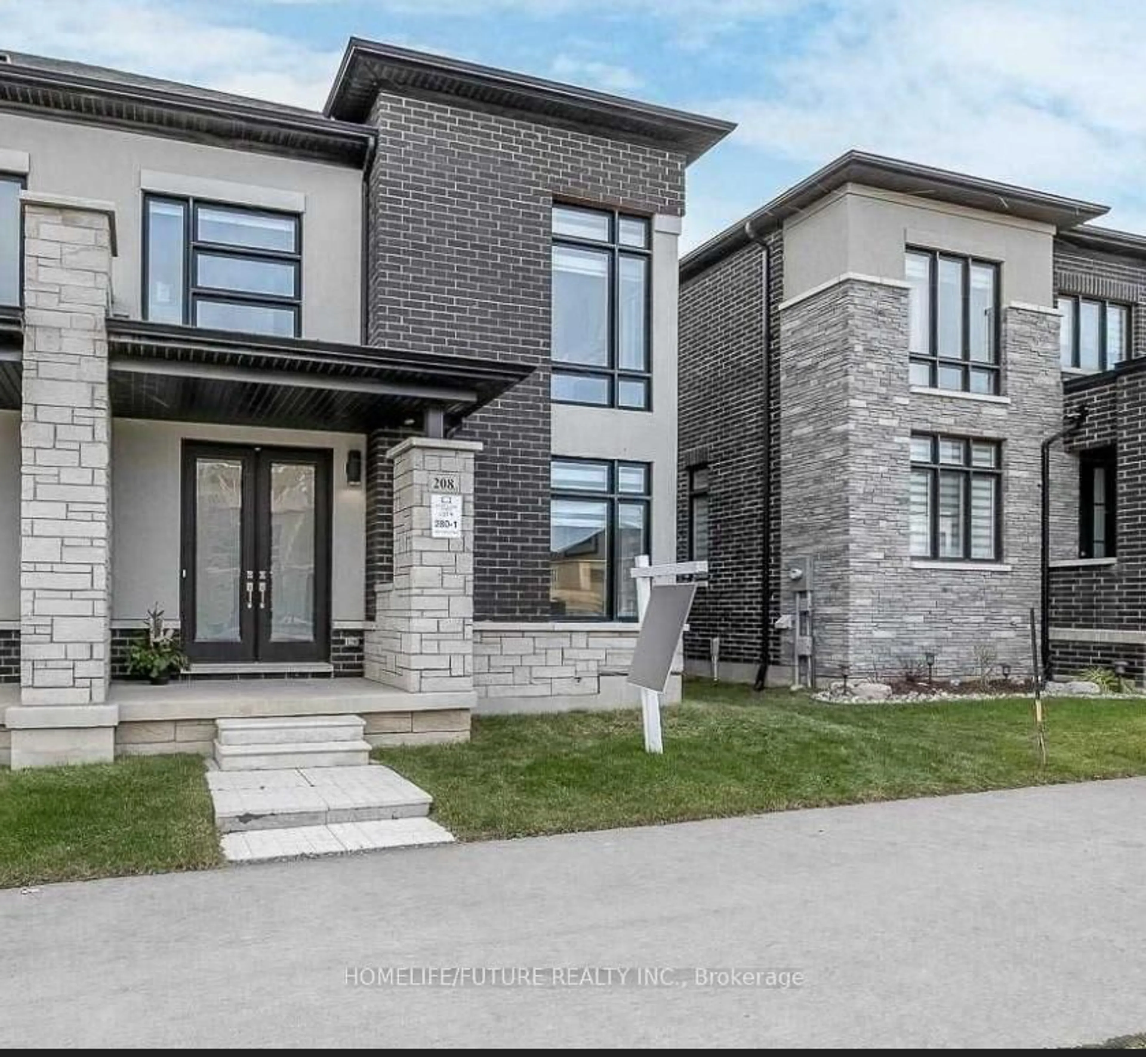 Home with brick exterior material, street for 208 Coronation Rd, Whitby Ontario L1P 0H7