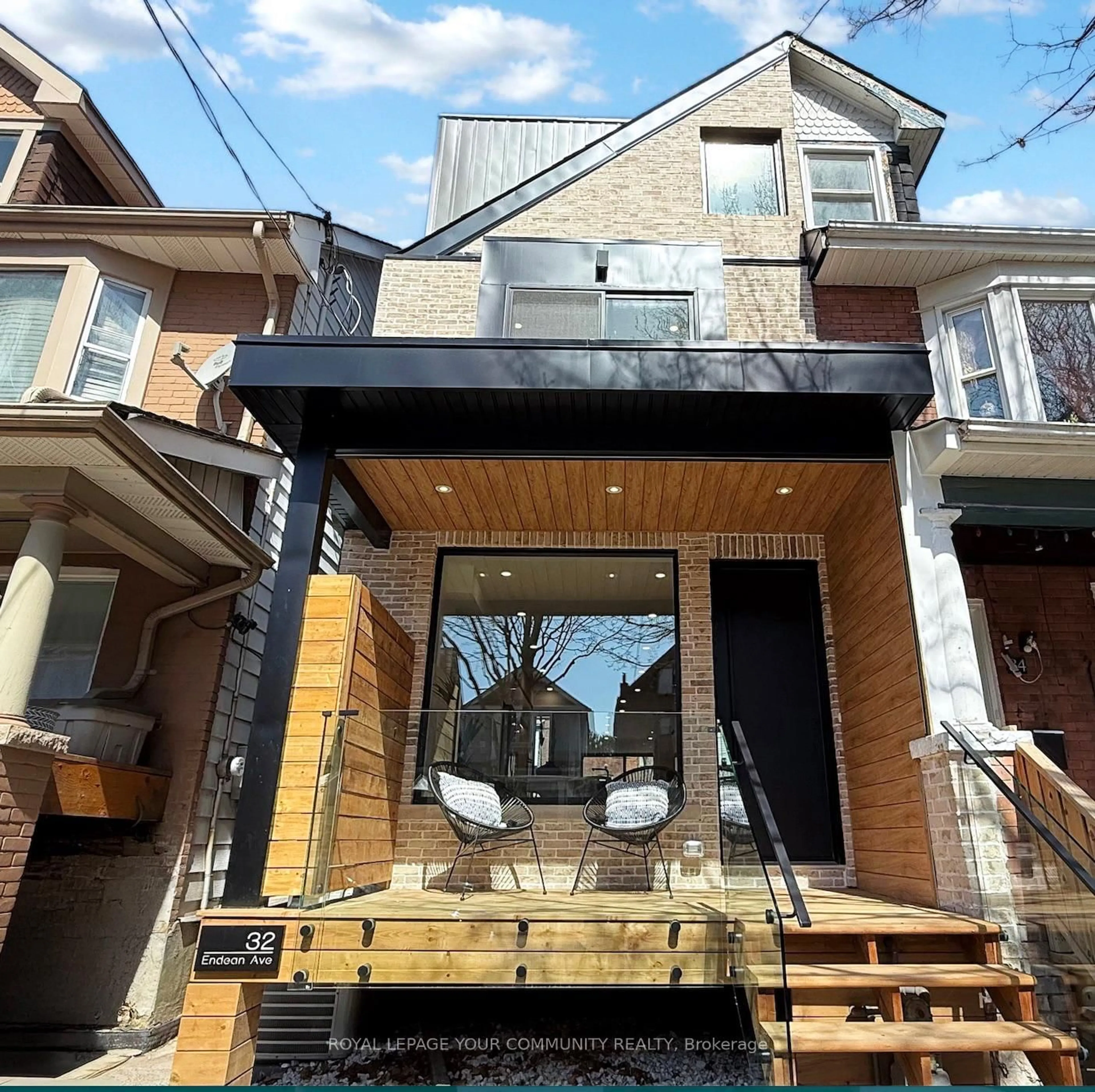 Home with brick exterior material, street for 32 Endean Ave, Toronto Ontario M4M 1W6