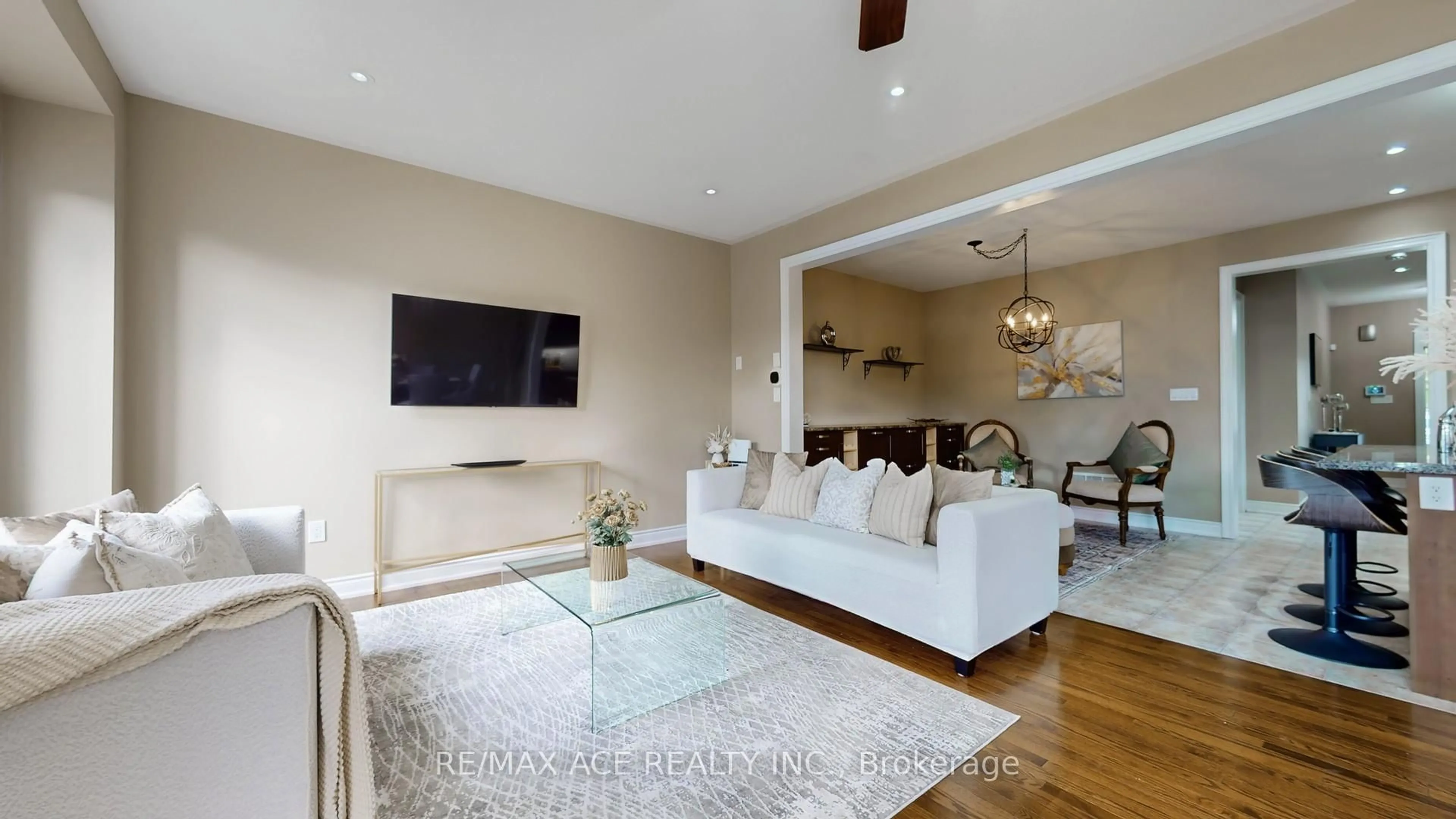 Living room with furniture, unknown for 5 Beverton Cres, Ajax Ontario L1T 0L8