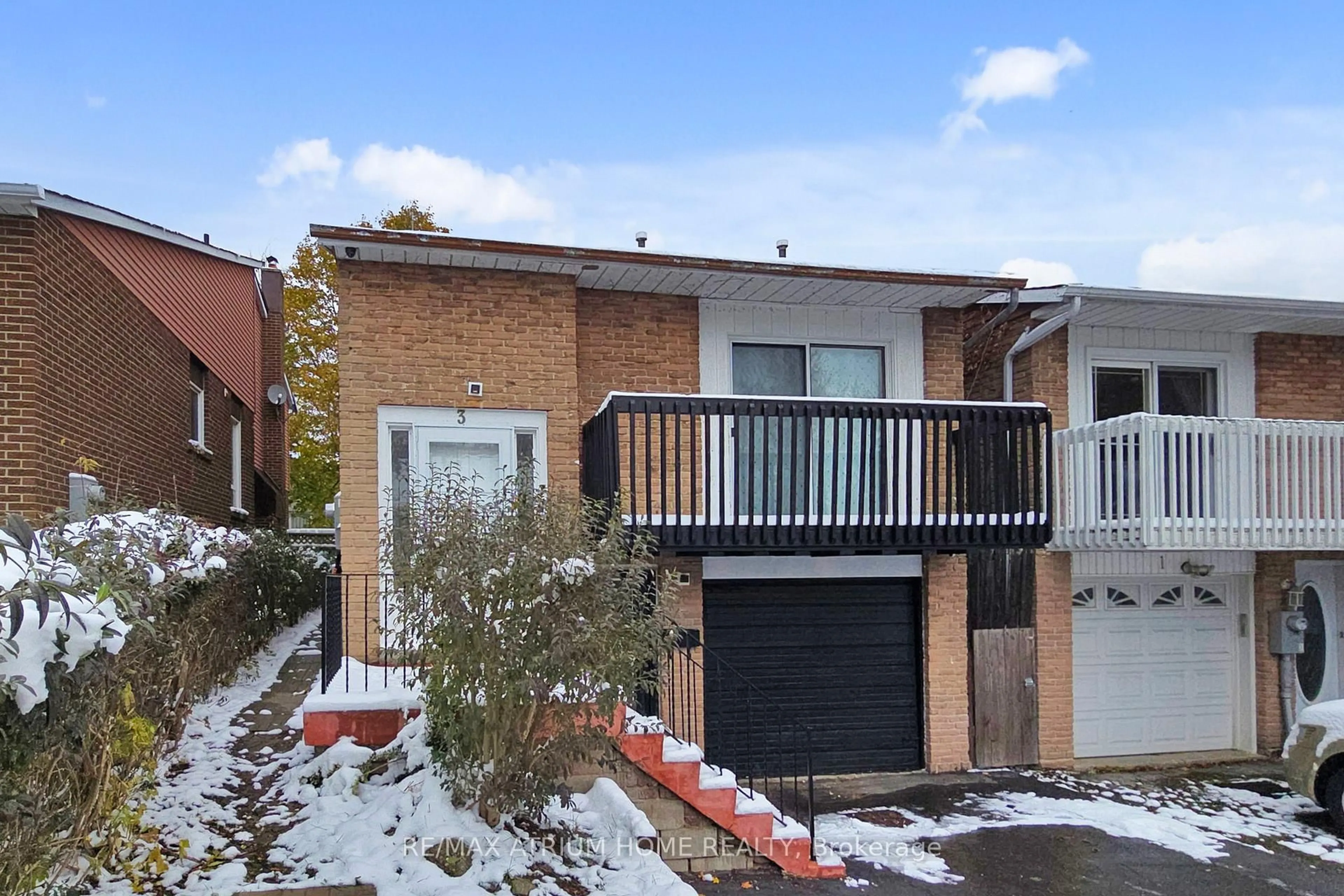 Home with brick exterior material, street for 3 Plumbrook Cres, Toronto Ontario M1S 3Z9
