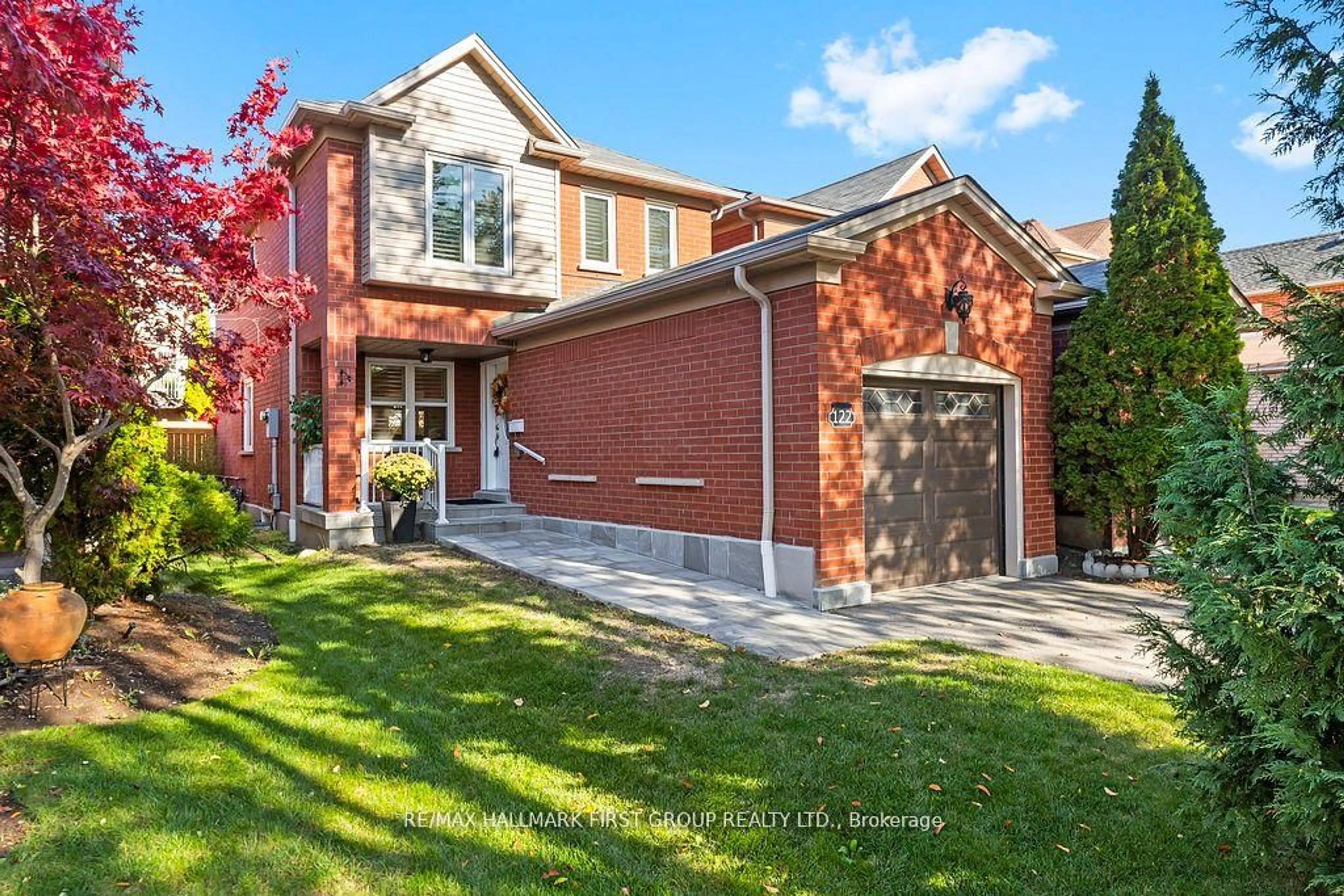Home with brick exterior material, street for 122 Thicket Cres, Pickering Ontario L1V 6S6