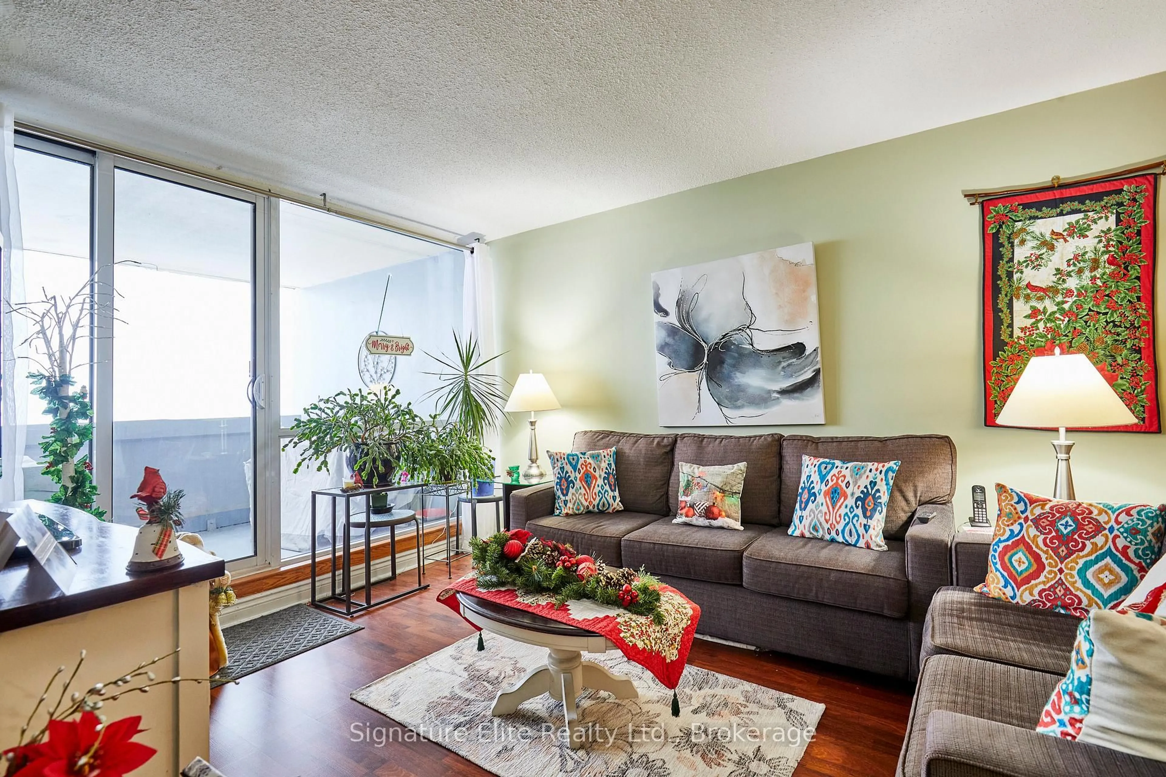 Living room with furniture, unknown for 66 Falby Crt #710, Ajax Ontario L1S 3L2