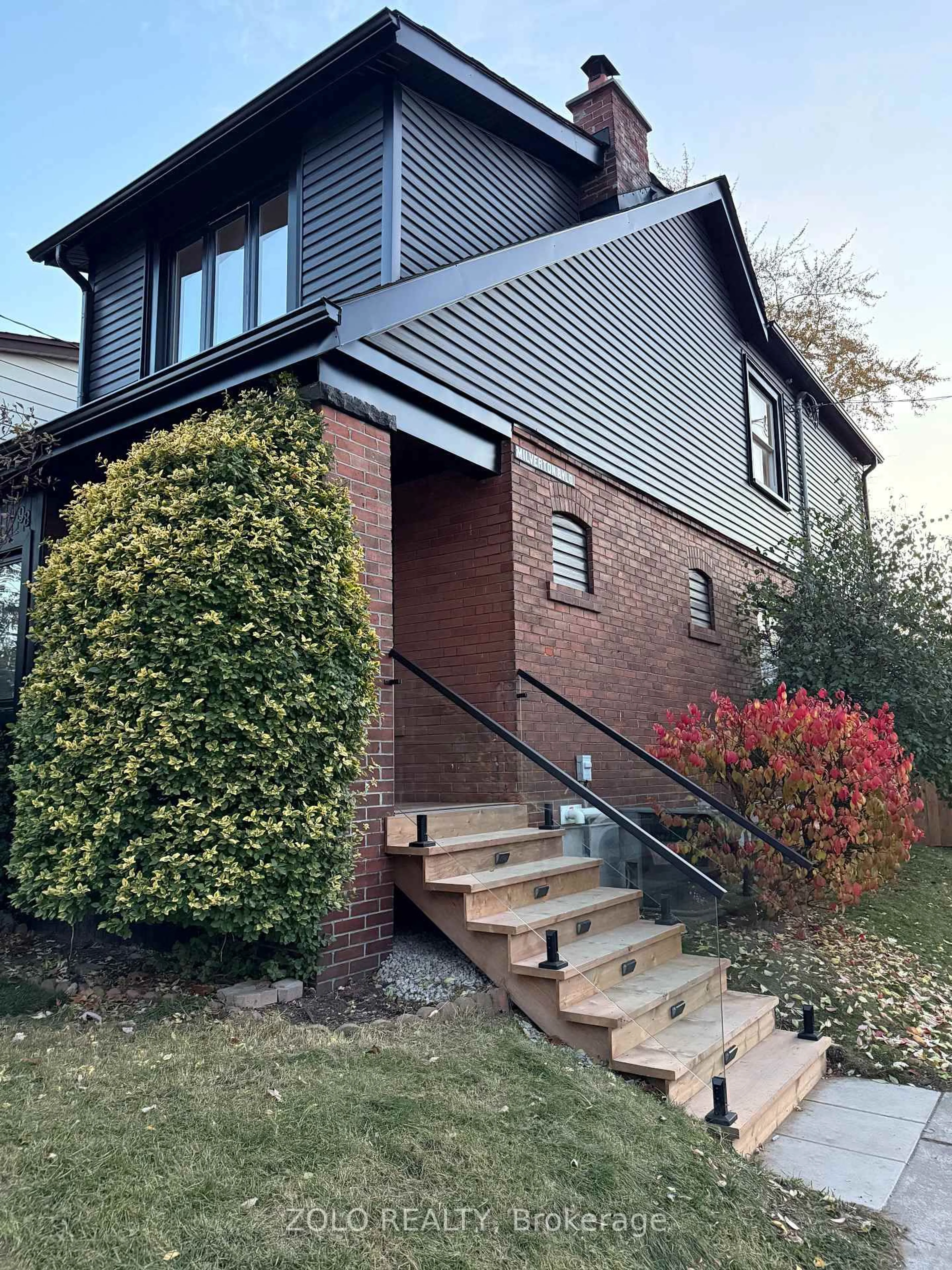 Home with brick exterior material, street for 98 Woodmount Ave, Toronto Ontario M4C 3Y2