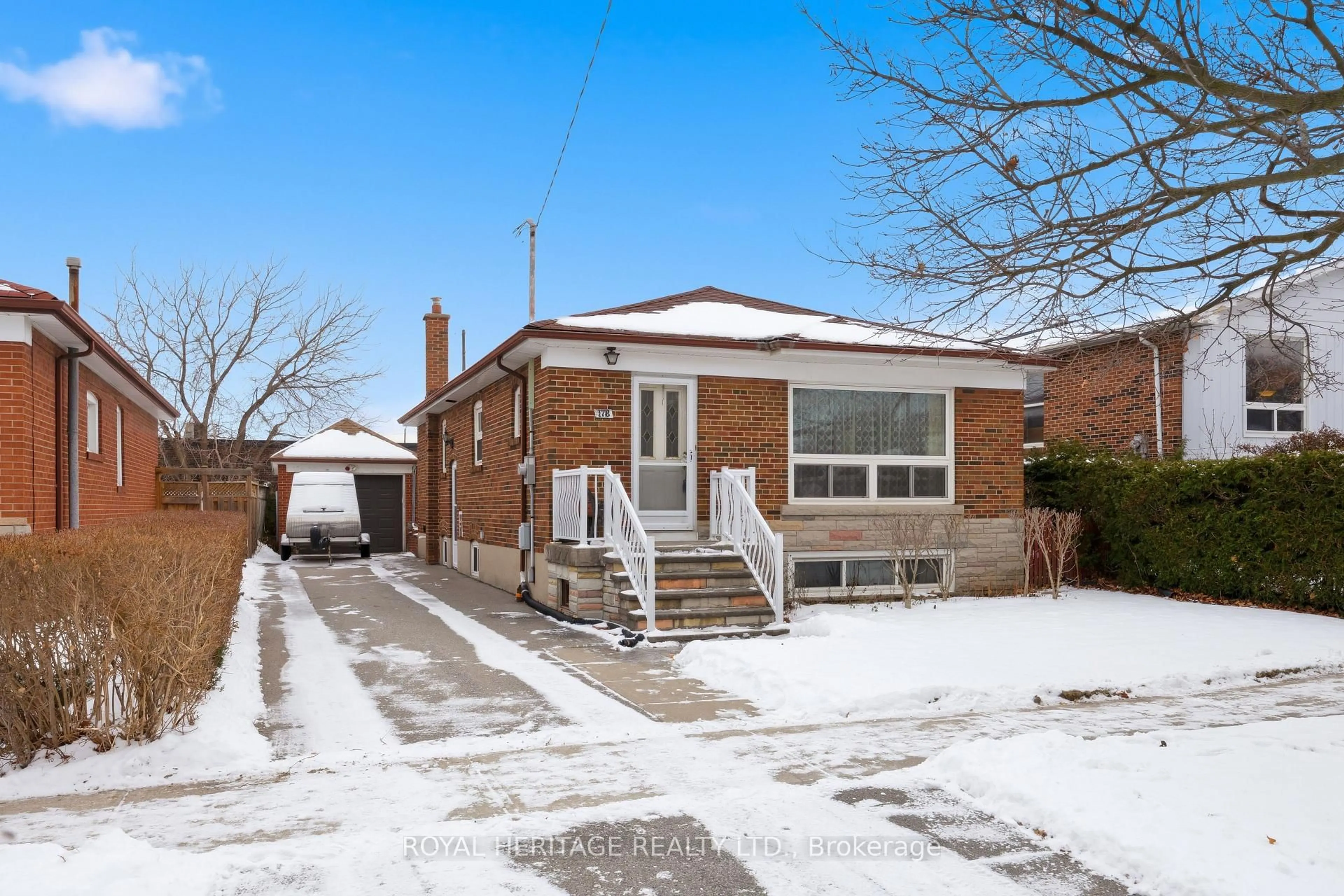 Home with brick exterior material, street for 178 Ellendale Dr, Toronto Ontario M1P 1P4