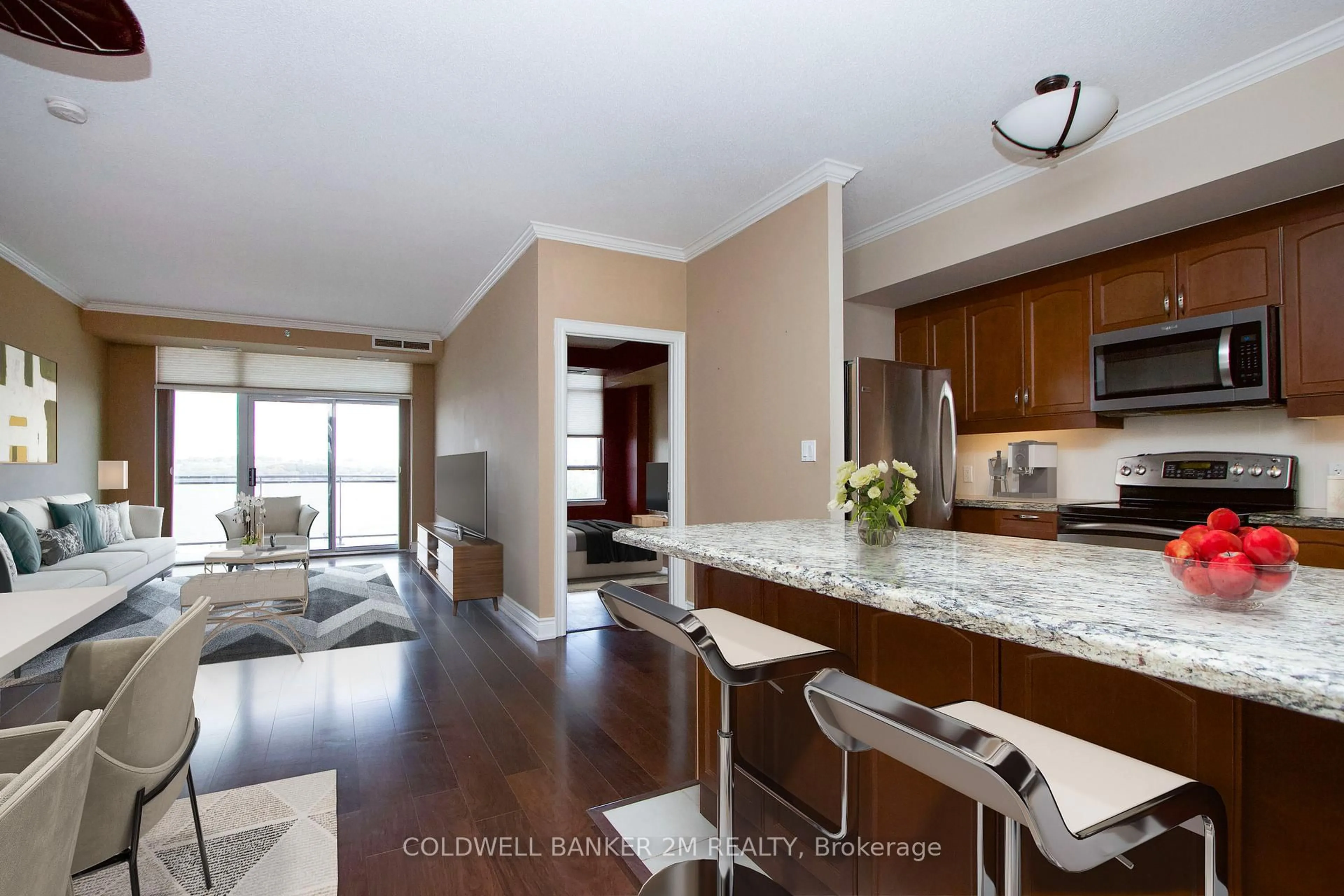 Open concept kitchen, unknown for 171 Shanly St #507, Scugog Ontario L9L 0A3