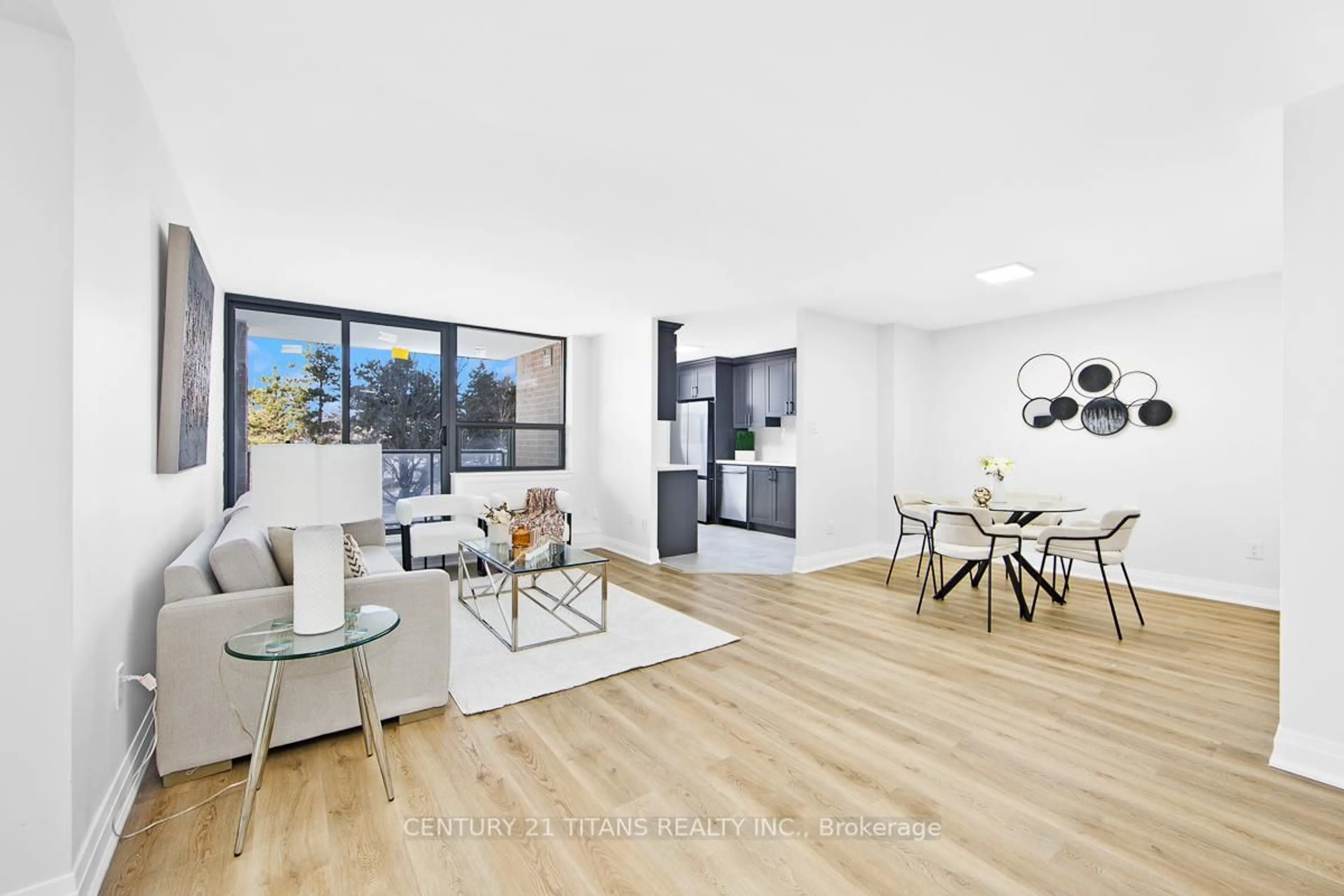 Living room with furniture, unknown for 100 Wingarden Crt #201, Toronto Ontario M1B 2P4