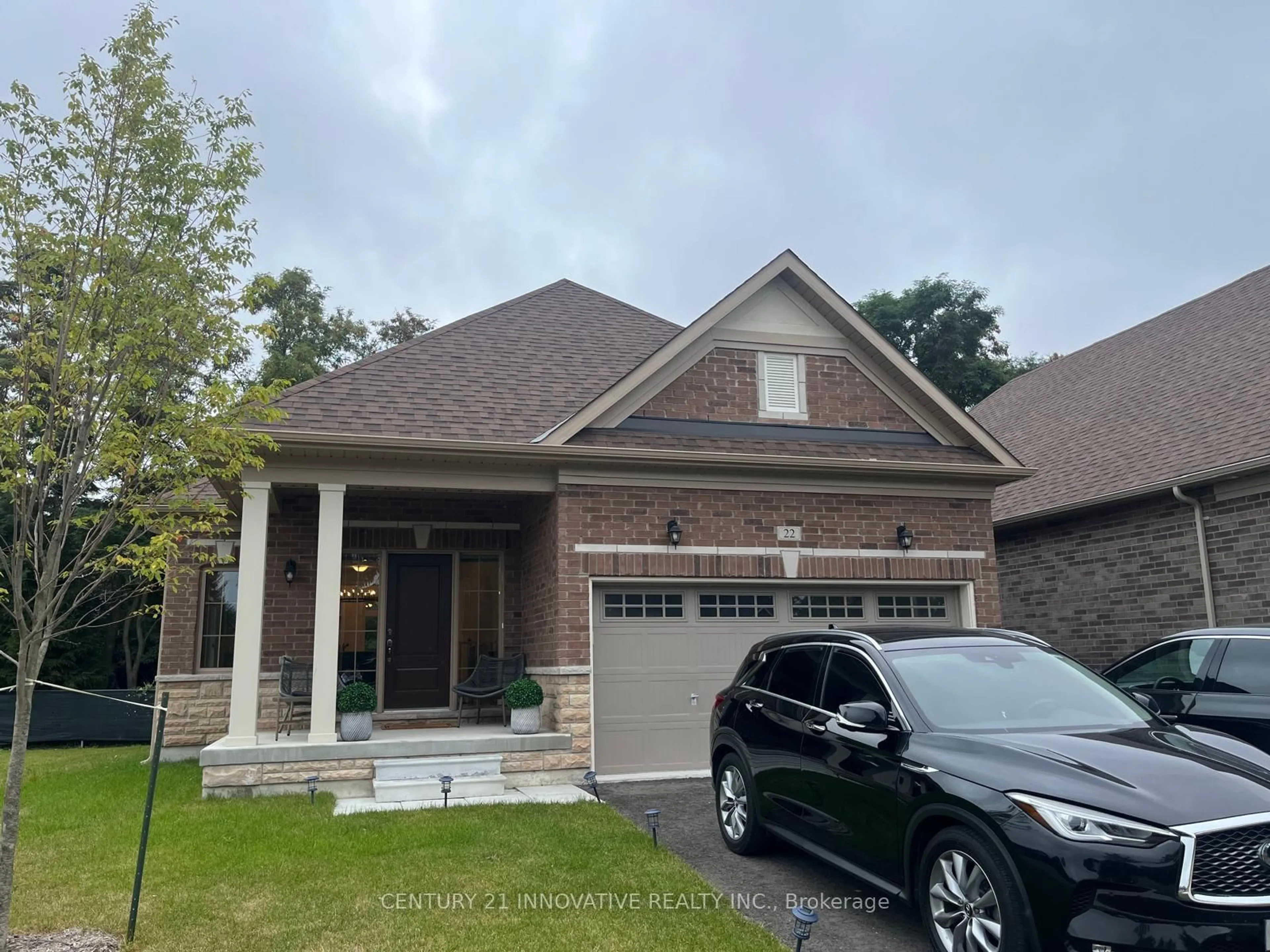 Home with brick exterior material, street for 22 Holtby Crt, Scugog Ontario L9L 0B4
