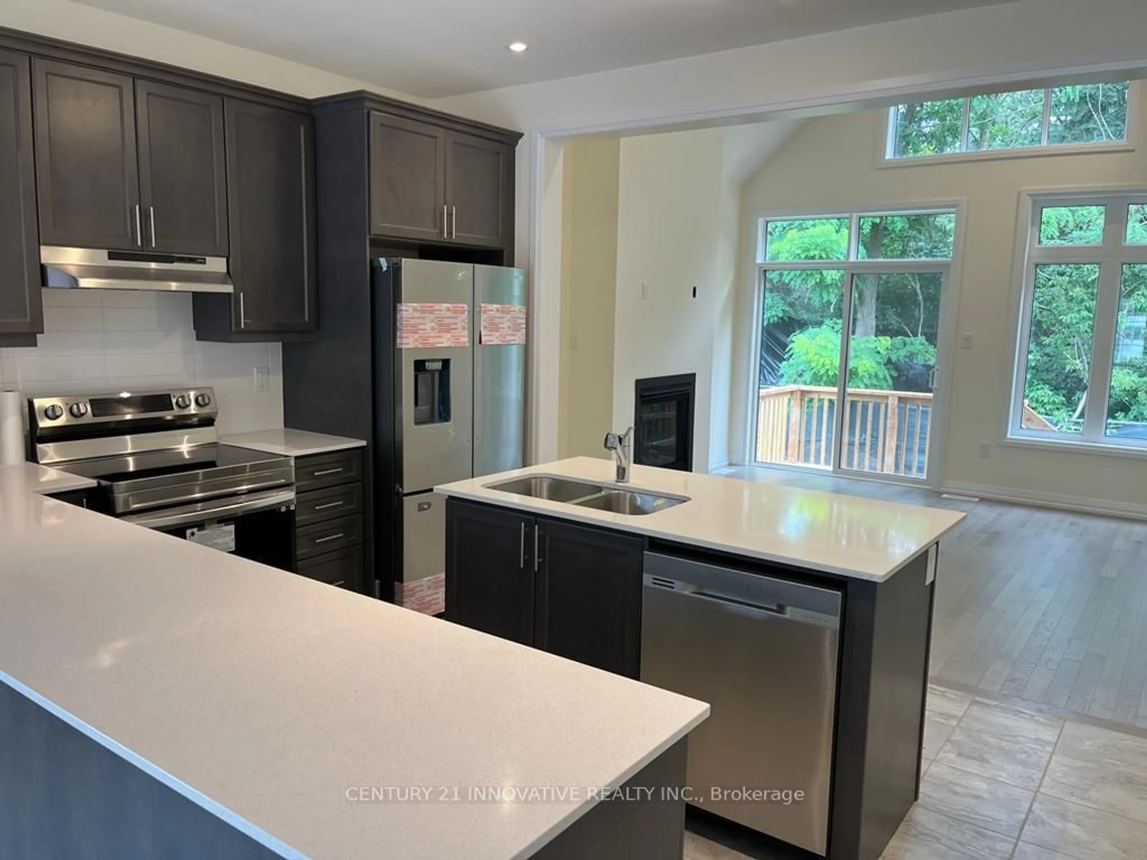 Open concept kitchen, unknown for 22 Holtby Crt, Scugog Ontario L9L 0B4