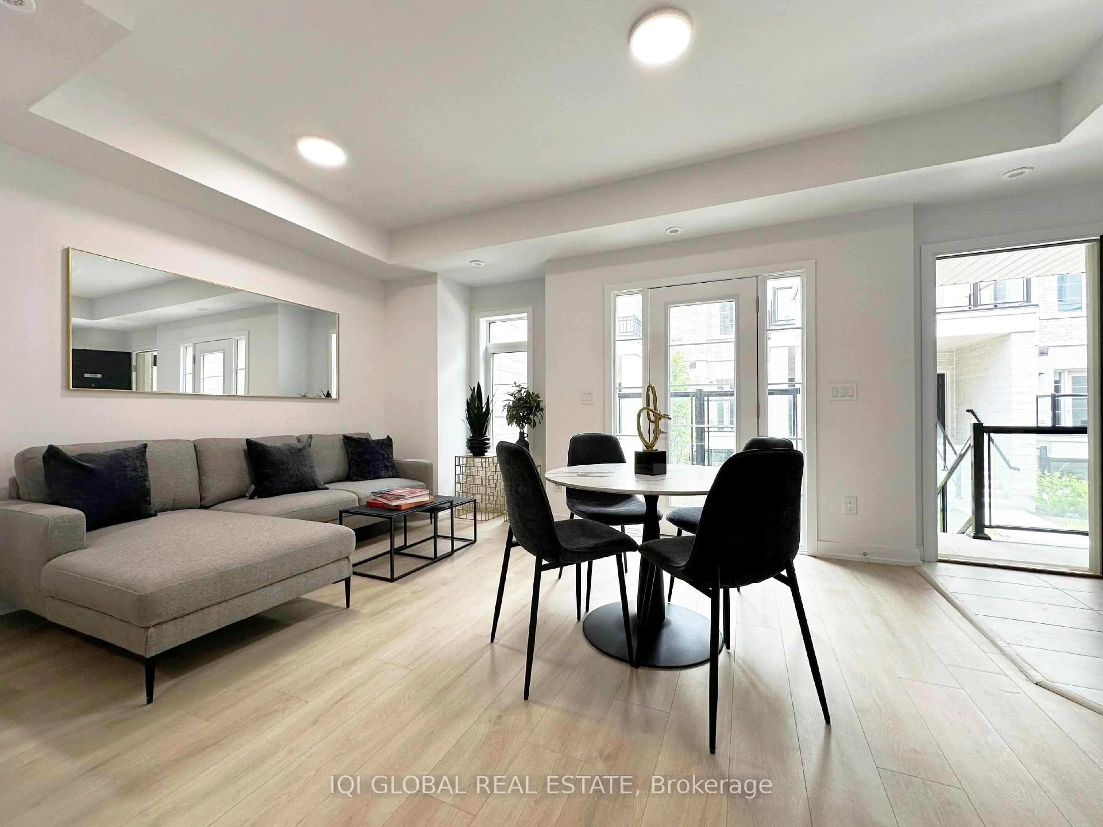 Living room with furniture, wood/laminate floor for 1655 Palmers Sawmill Rd #902, Pickering Ontario L1X 0R3