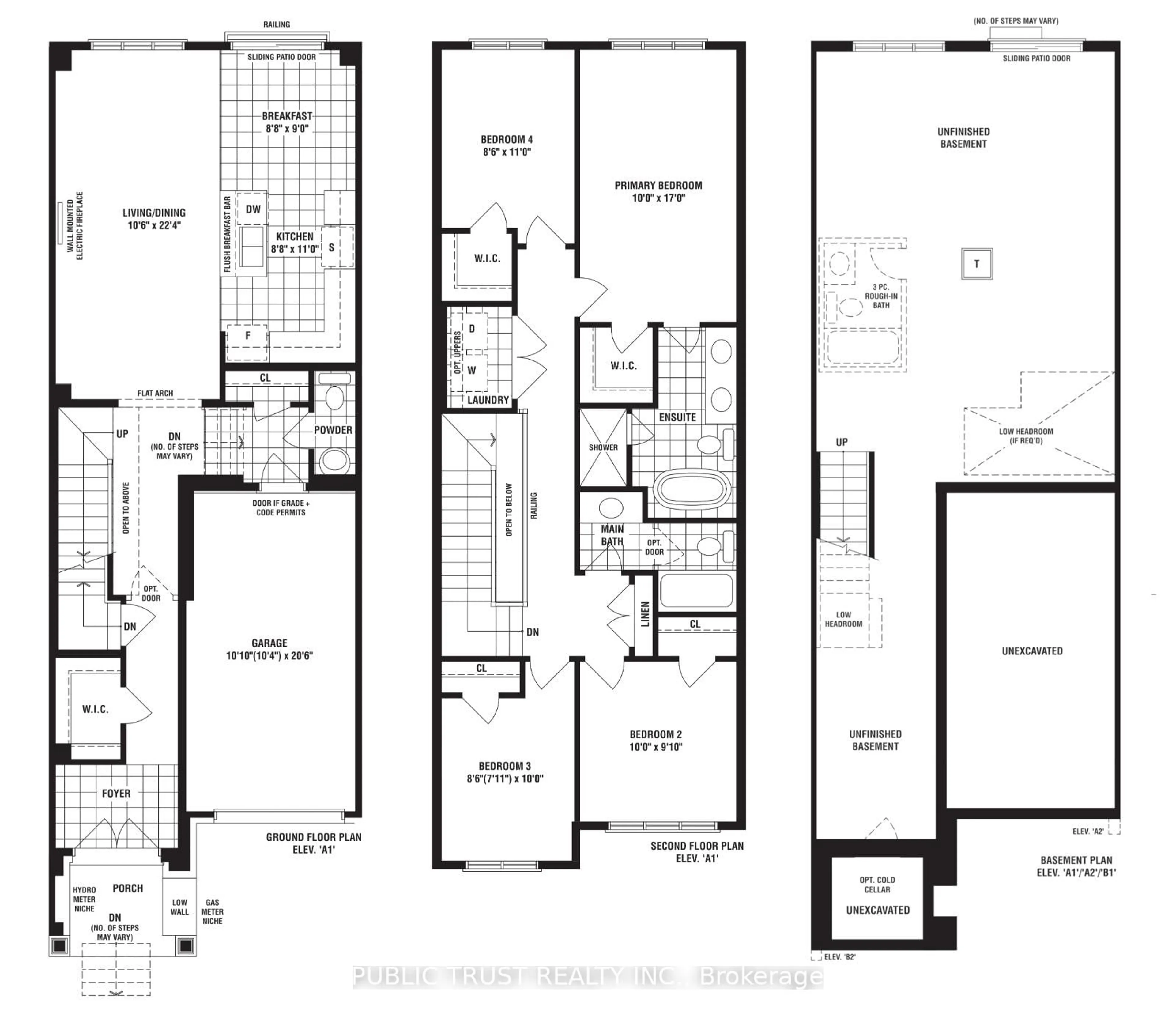 Floor plan for 2023 Horace Duncan Cres, Oshawa Ontario L1L 0W4