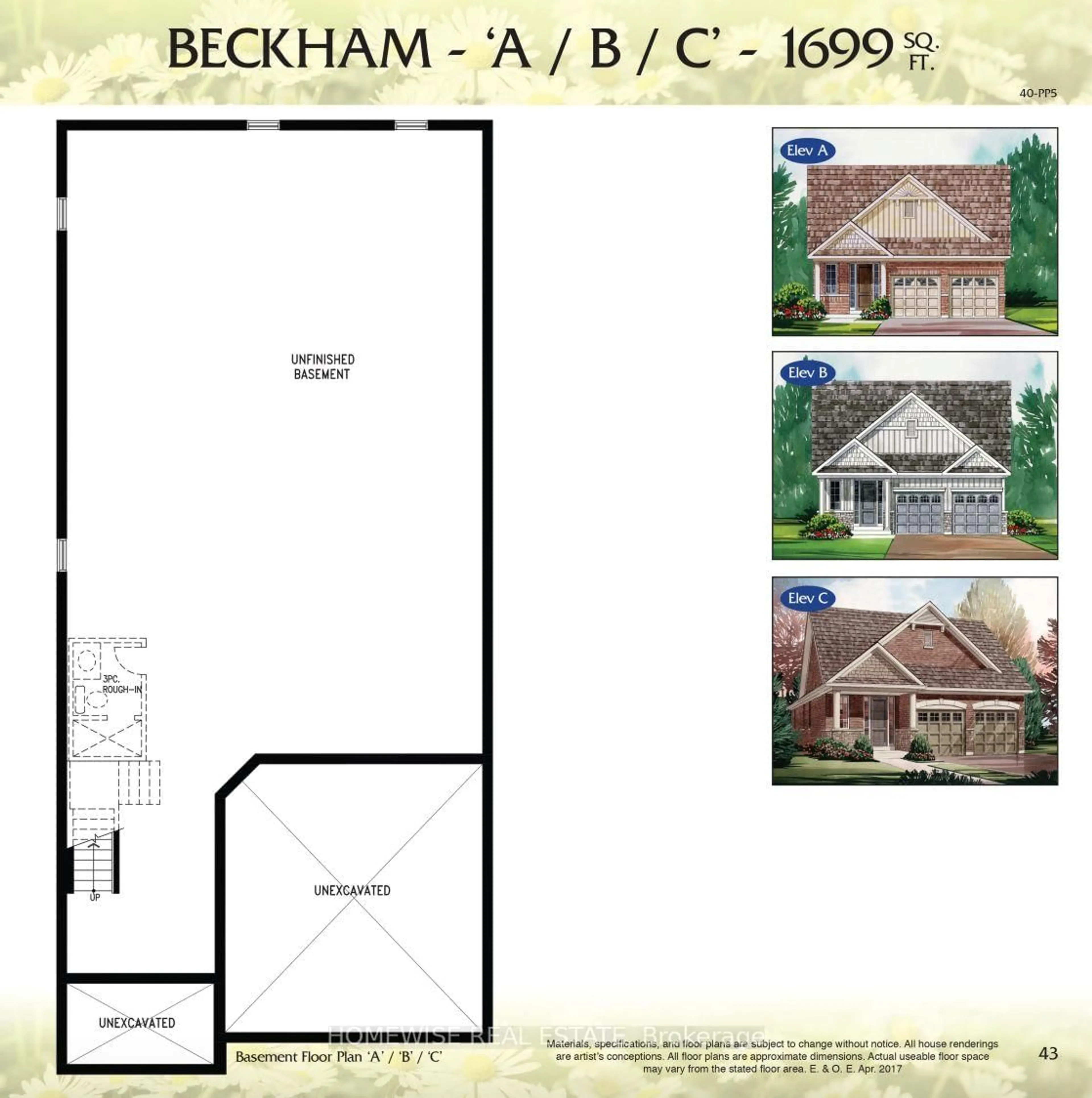 Floor plan for 168 Steinway Dr, Scugog Ontario L9L 1V6