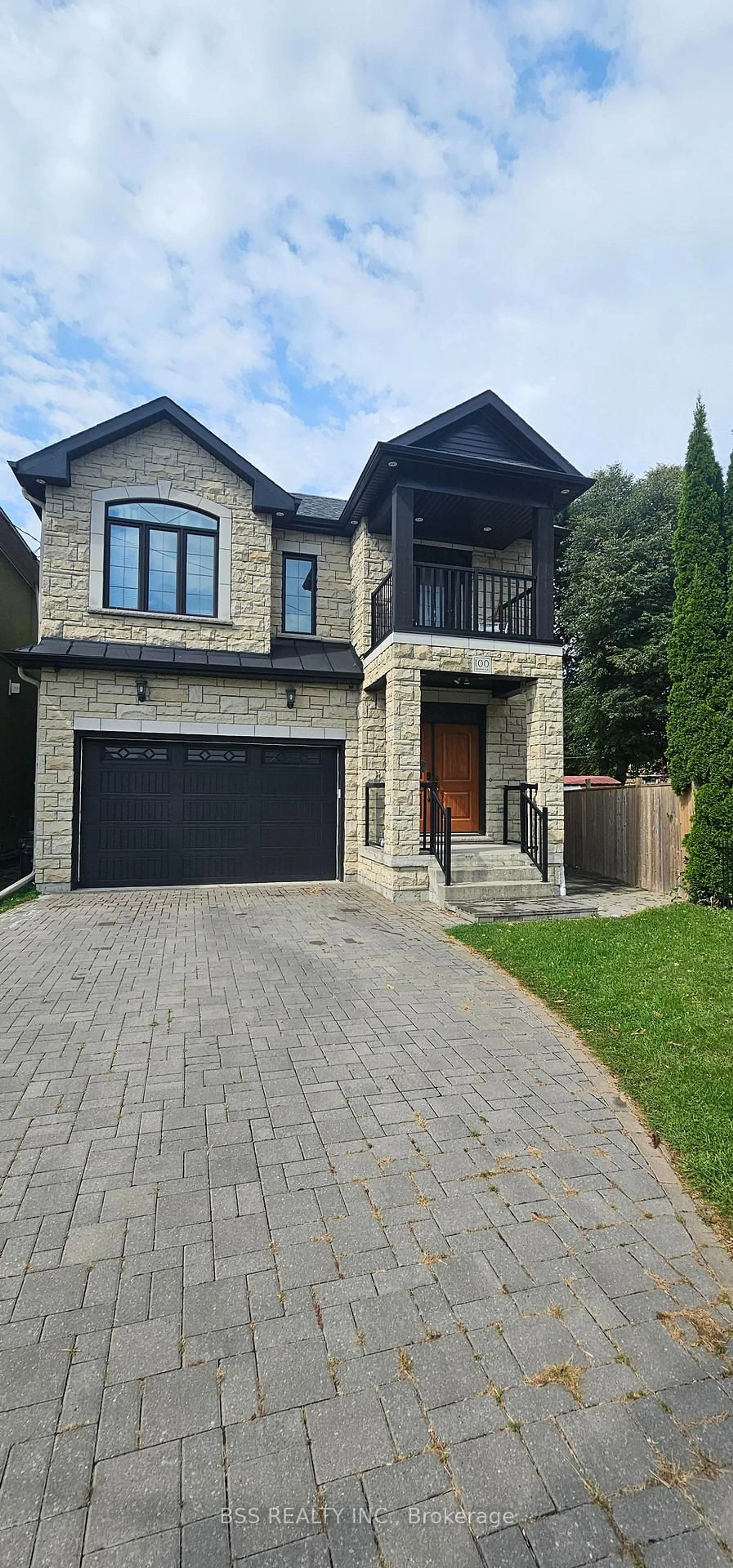 Home with brick exterior material, street for 100 Meighen Ave, Toronto Ontario M4B 2H7
