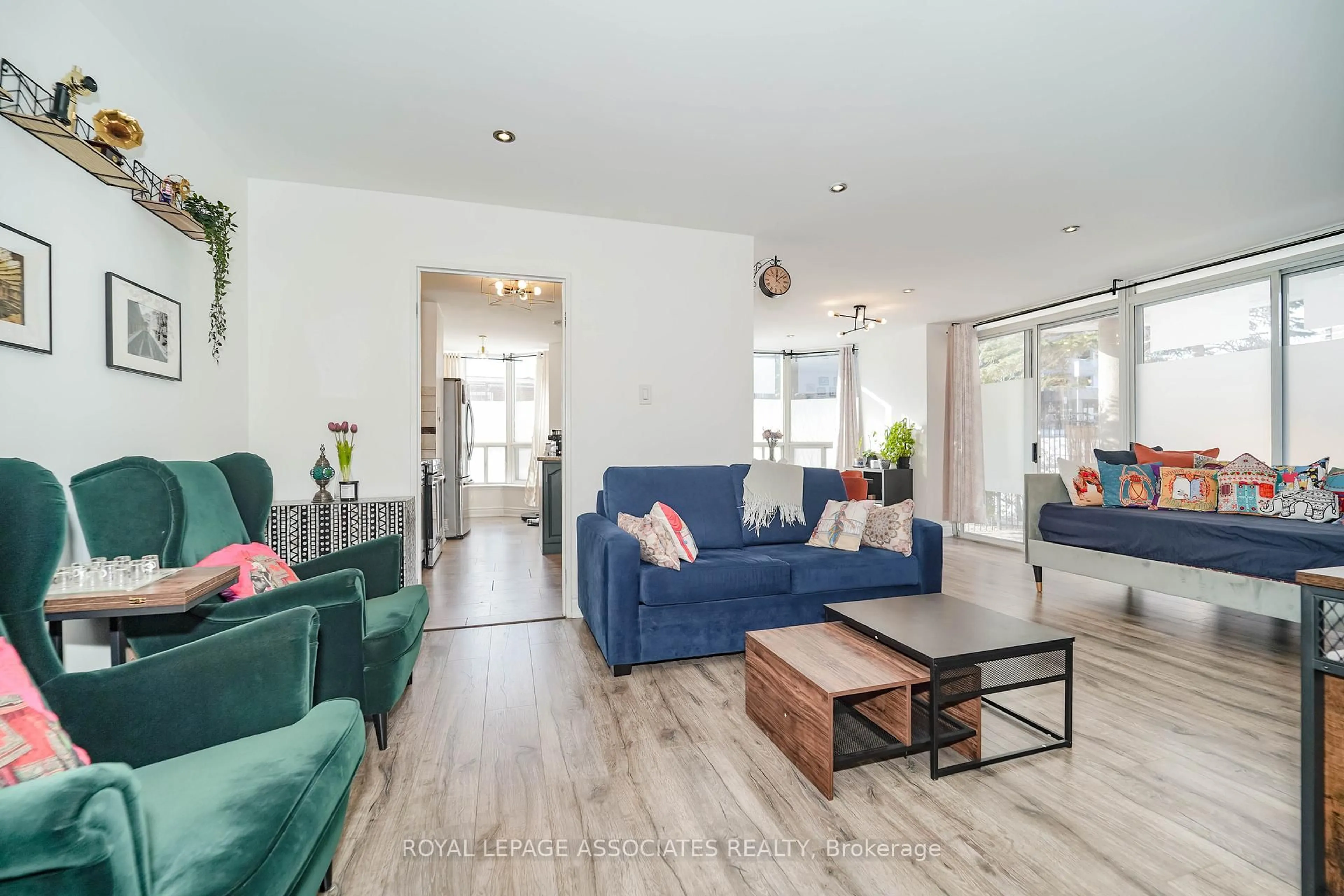 Living room with furniture, unknown for 410 McLevin Ave #103, Toronto Ontario M1B 5J5