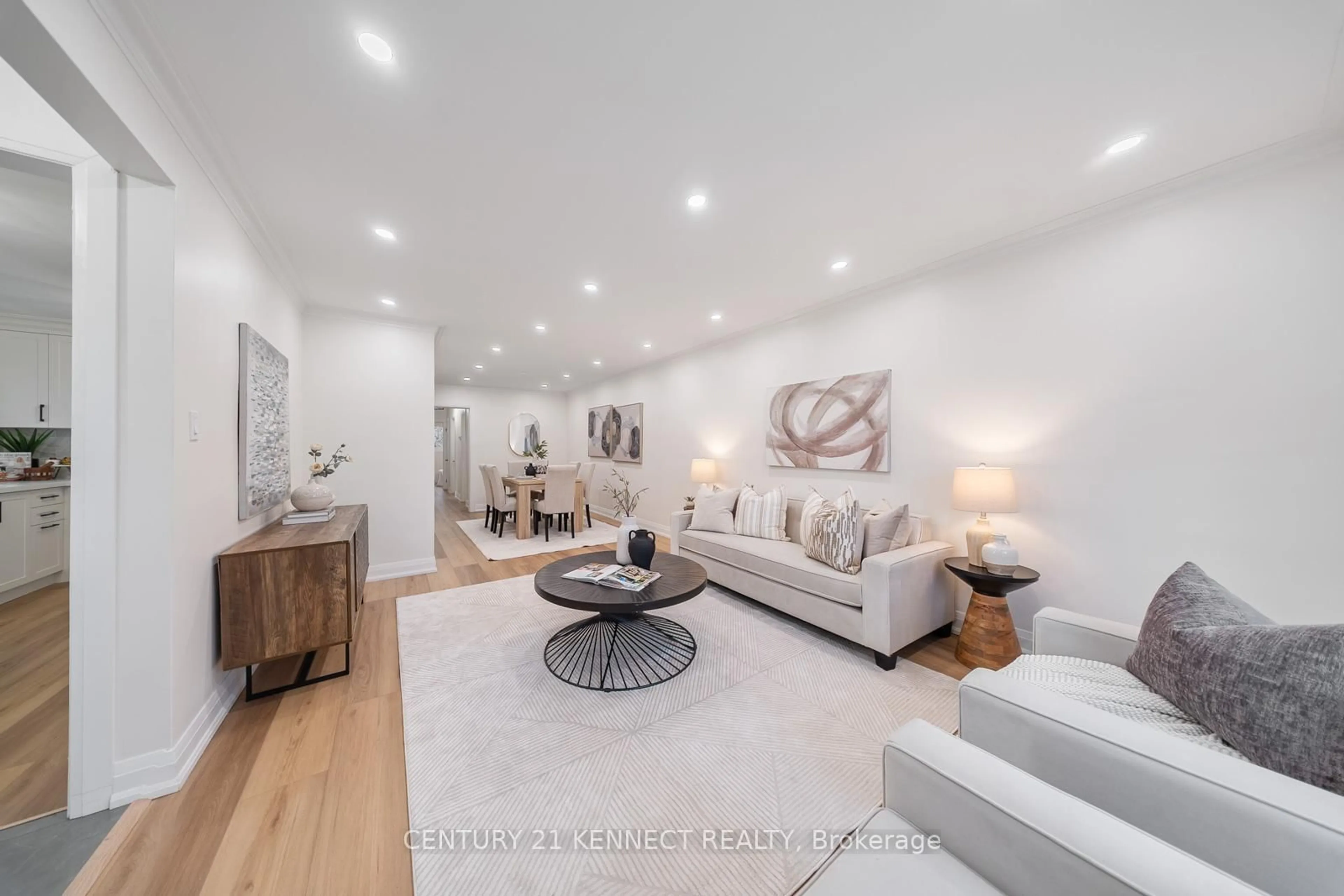 Living room with furniture, unknown for 30 Greyabbey Tr, Toronto Ontario M1E 1V7