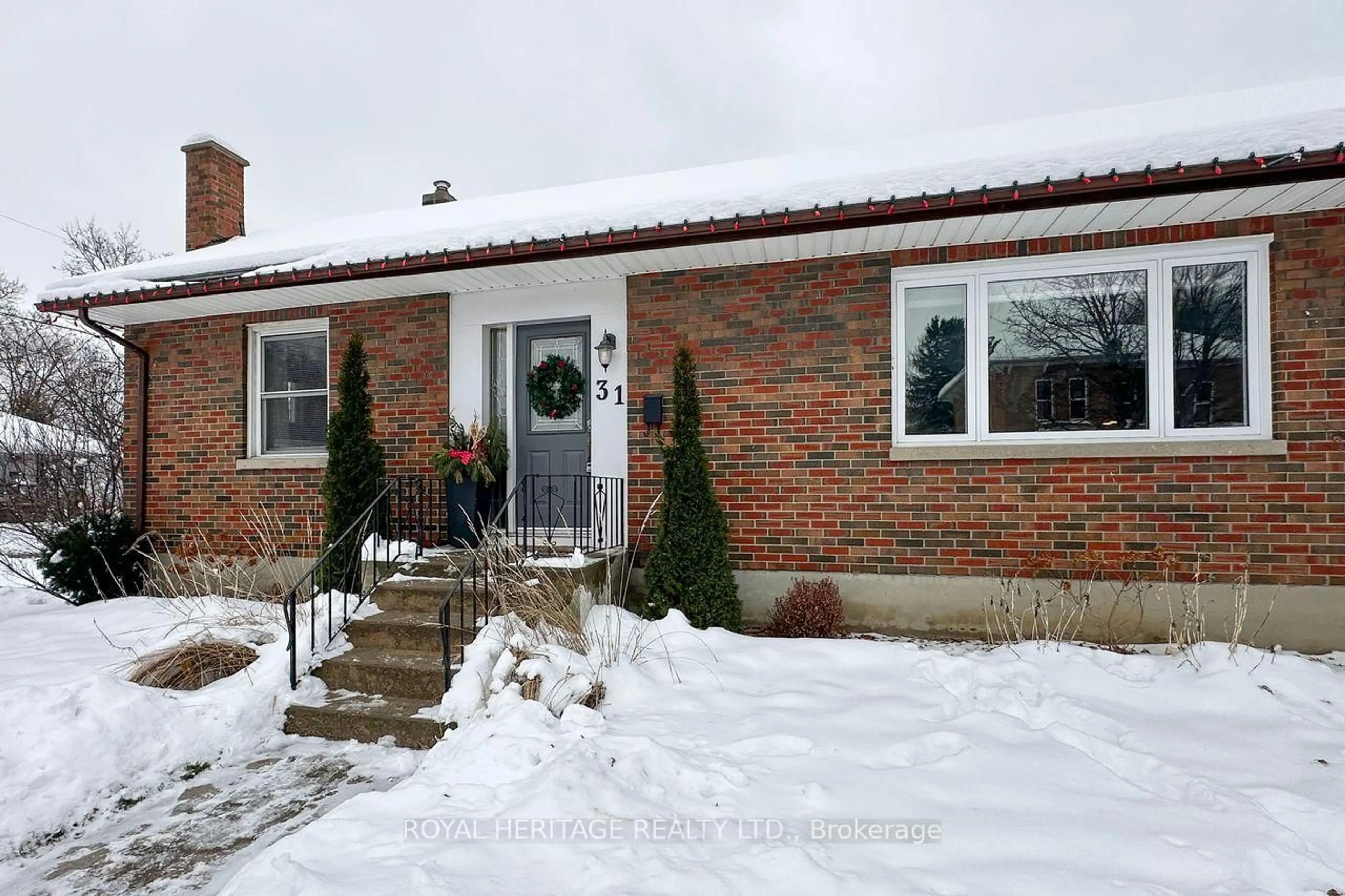 Home with brick exterior material, street for 31 O'Dell St, Clarington Ontario L1C 1Z6