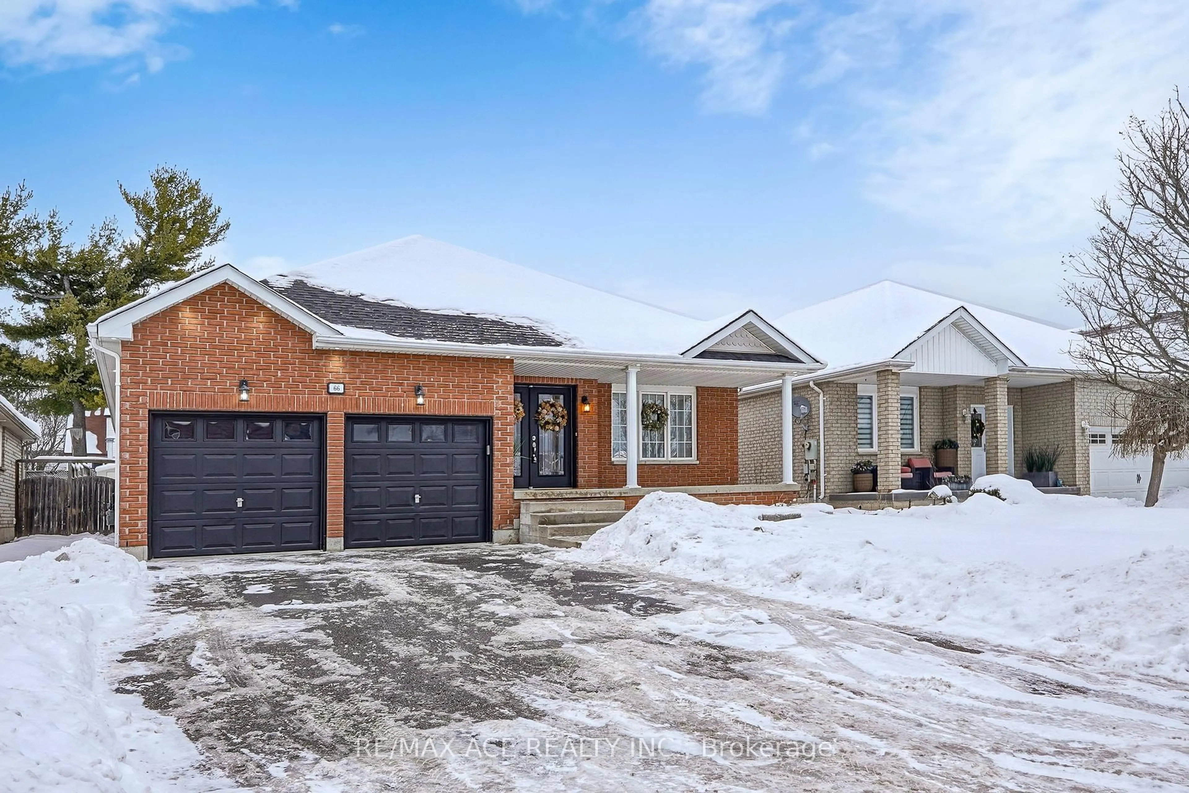 Home with brick exterior material, street for 66 William Jose Crt, Clarington Ontario L1B 1N7