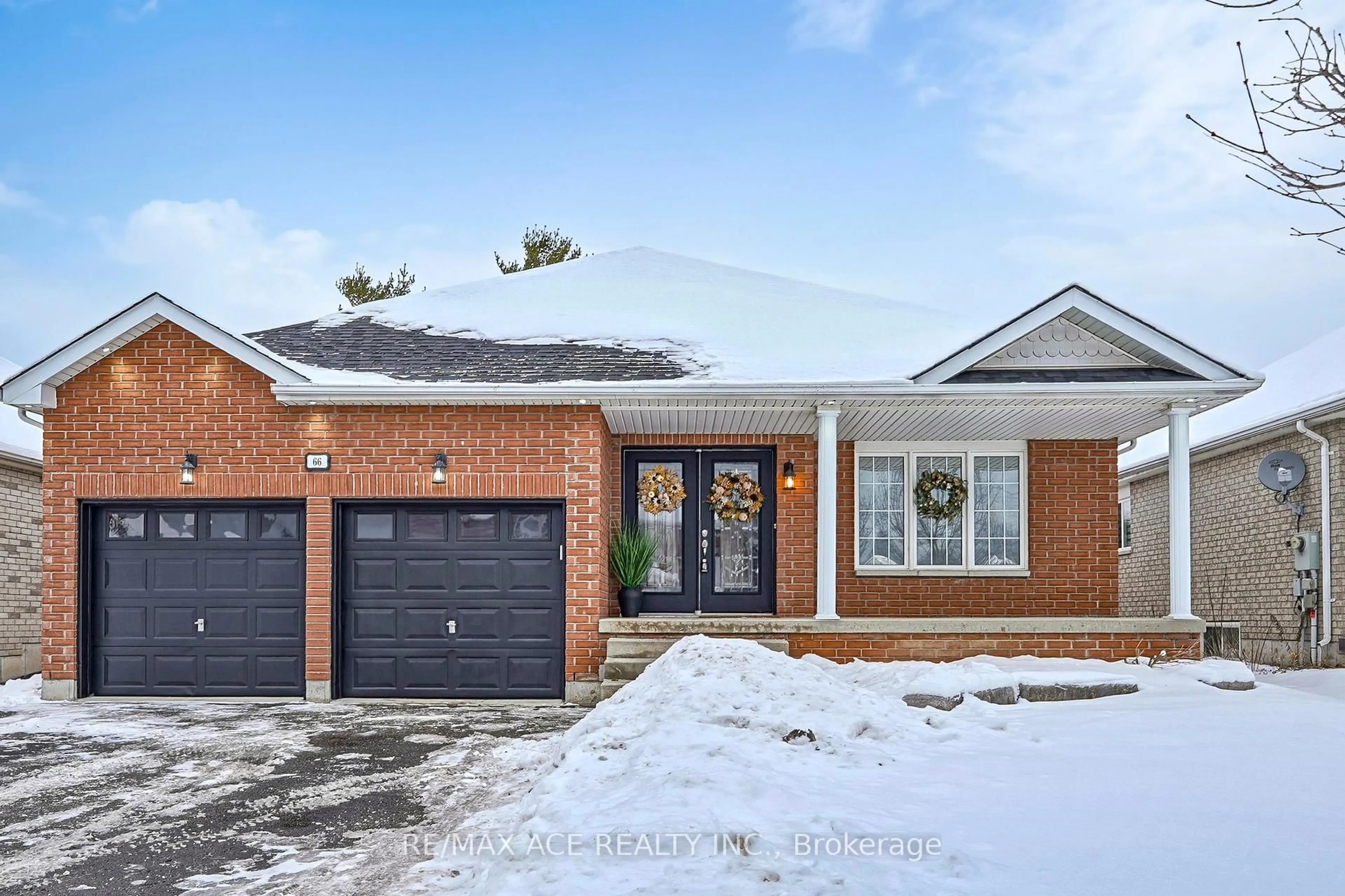 Home with brick exterior material, street for 66 William Jose Crt, Clarington Ontario L1B 1N7