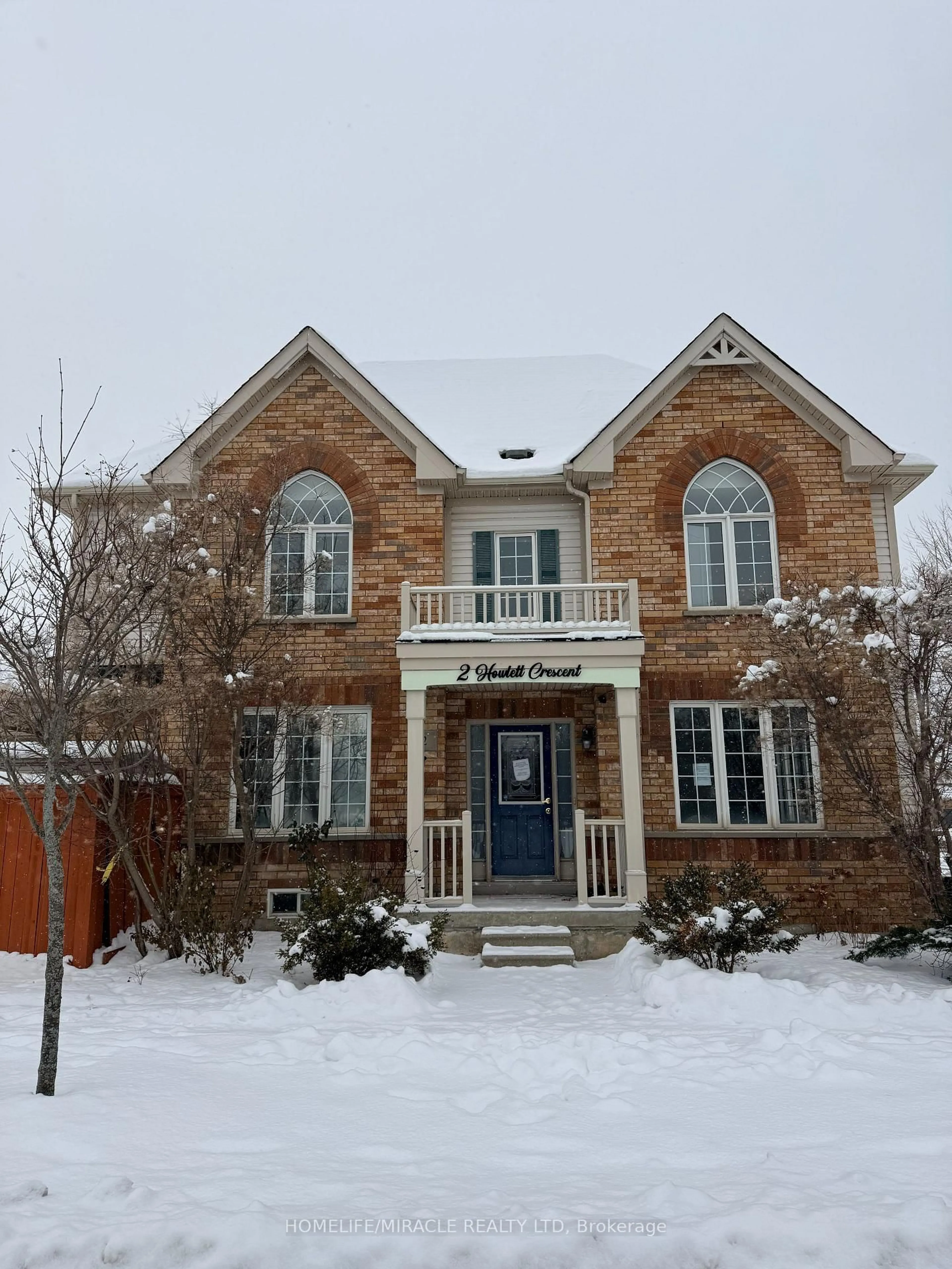 Home with brick exterior material, street for 2 Howlett Cres, Ajax Ontario L1T 0A8