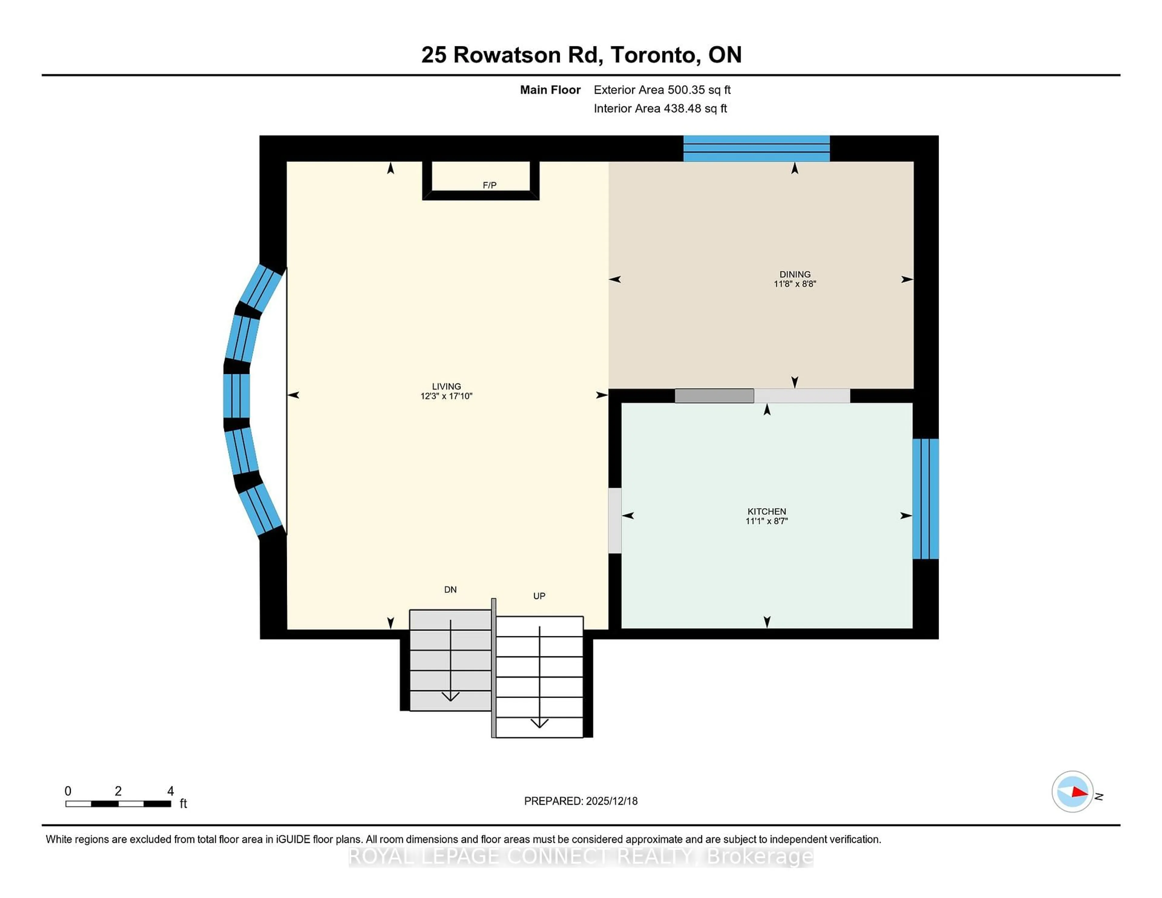 Floor plan for 25 Rowatson Rd, Toronto Ontario M1E 1K2