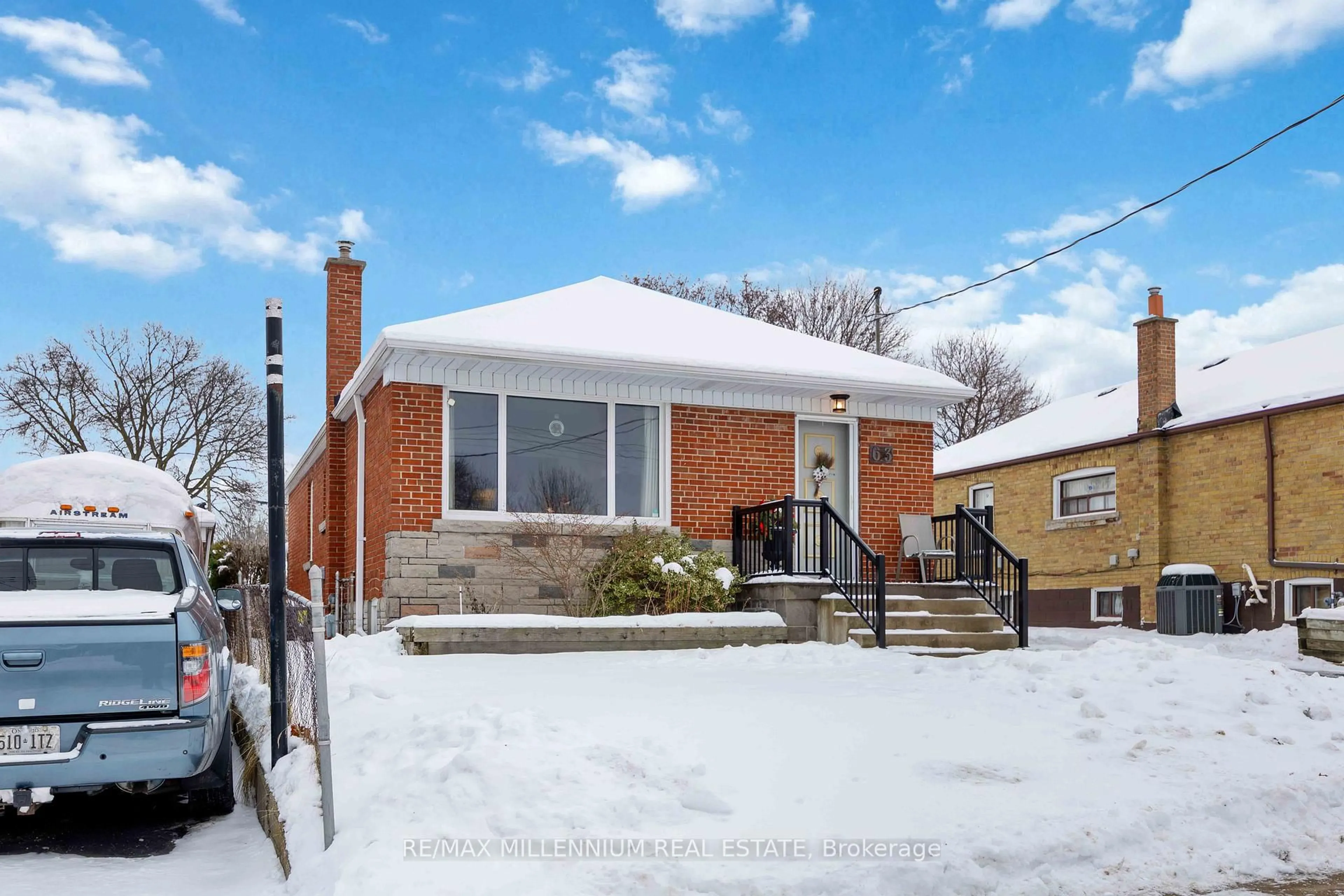 Home with brick exterior material, street for 63 Exford Dr, Toronto Ontario M1P 1M2