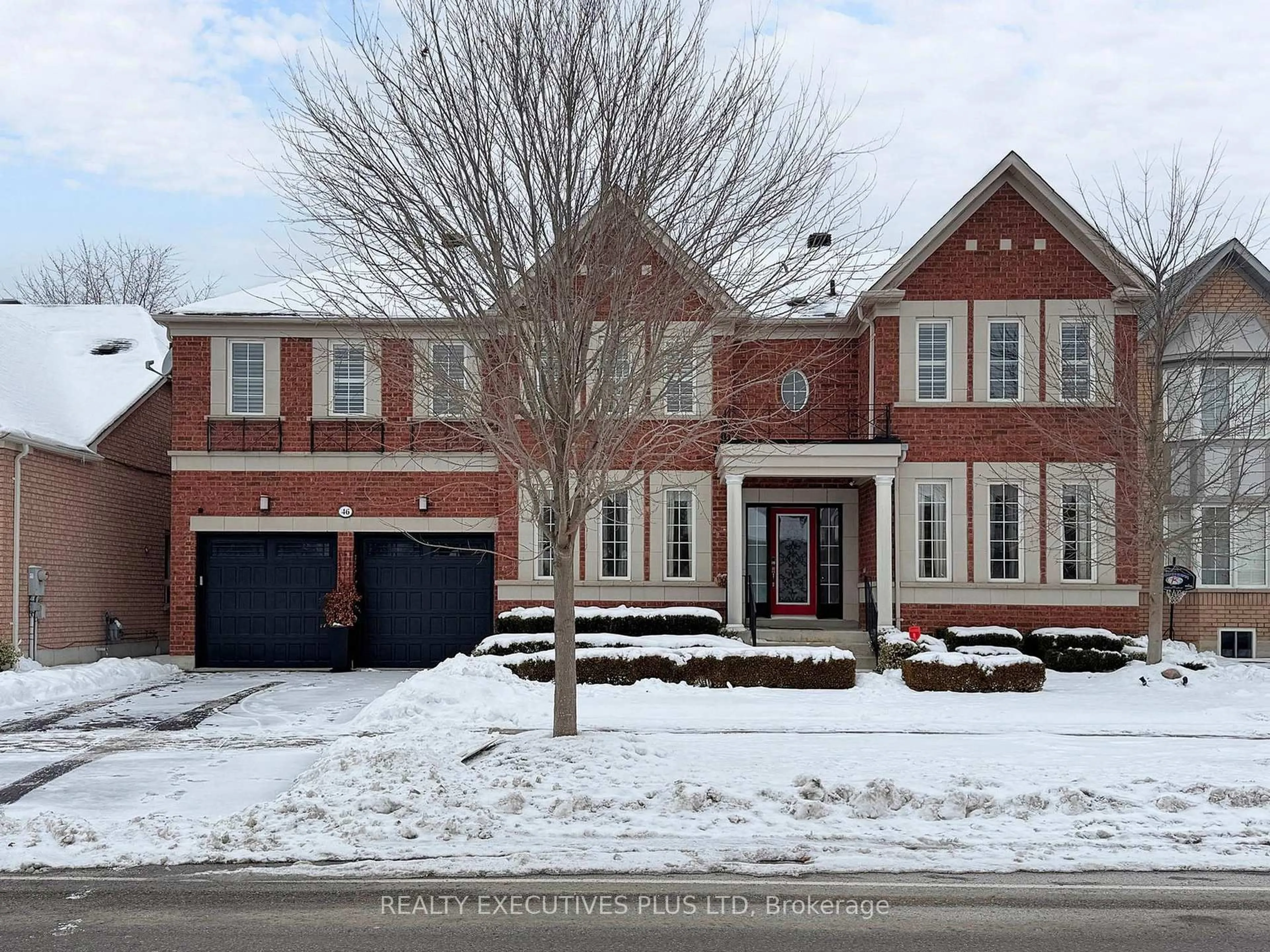Home with brick exterior material, street for 46 Williamson Dr, Ajax Ontario L1T 4M9