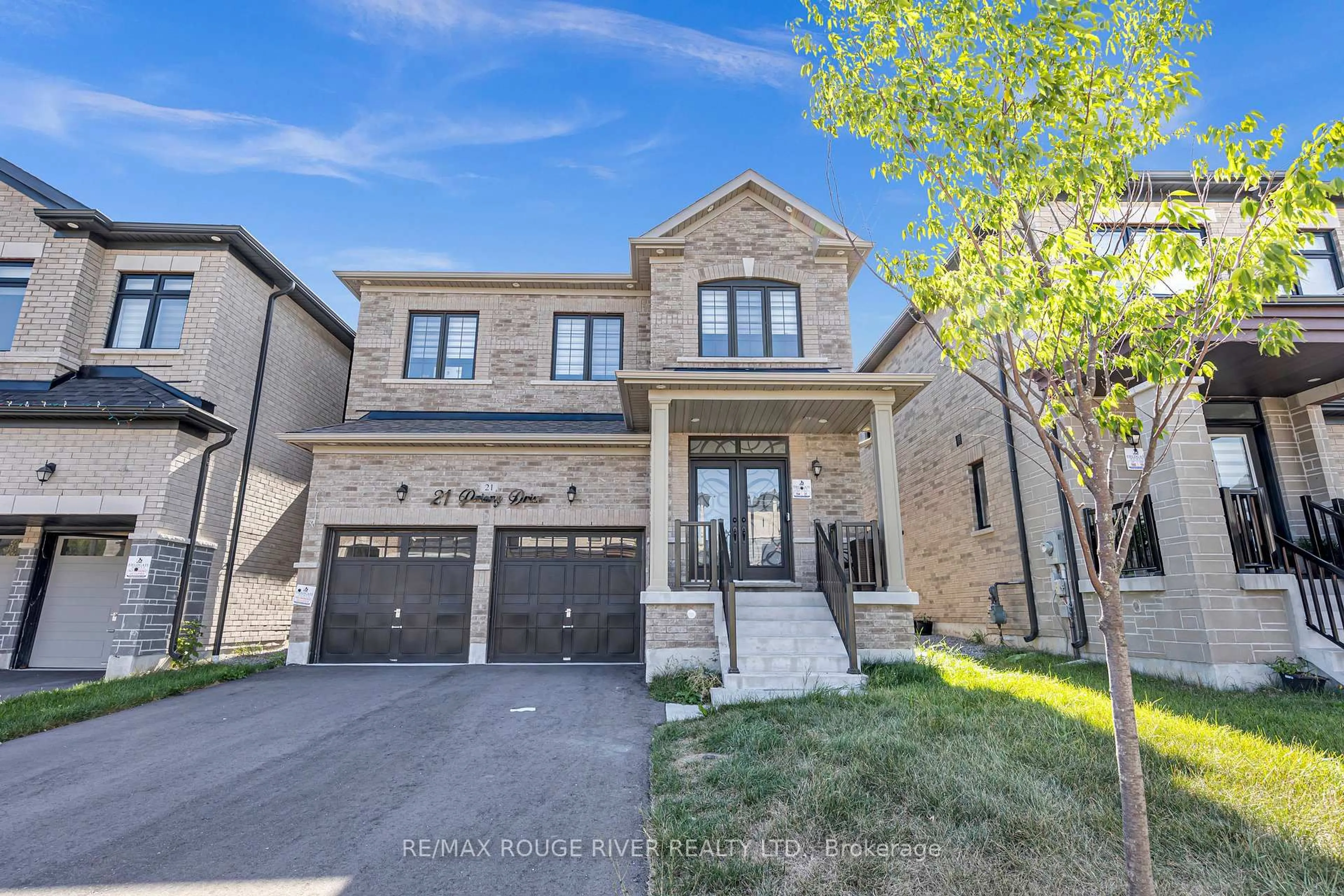 Home with brick exterior material, street for 21 Priory Dr, Whitby Ontario L1P 0K9