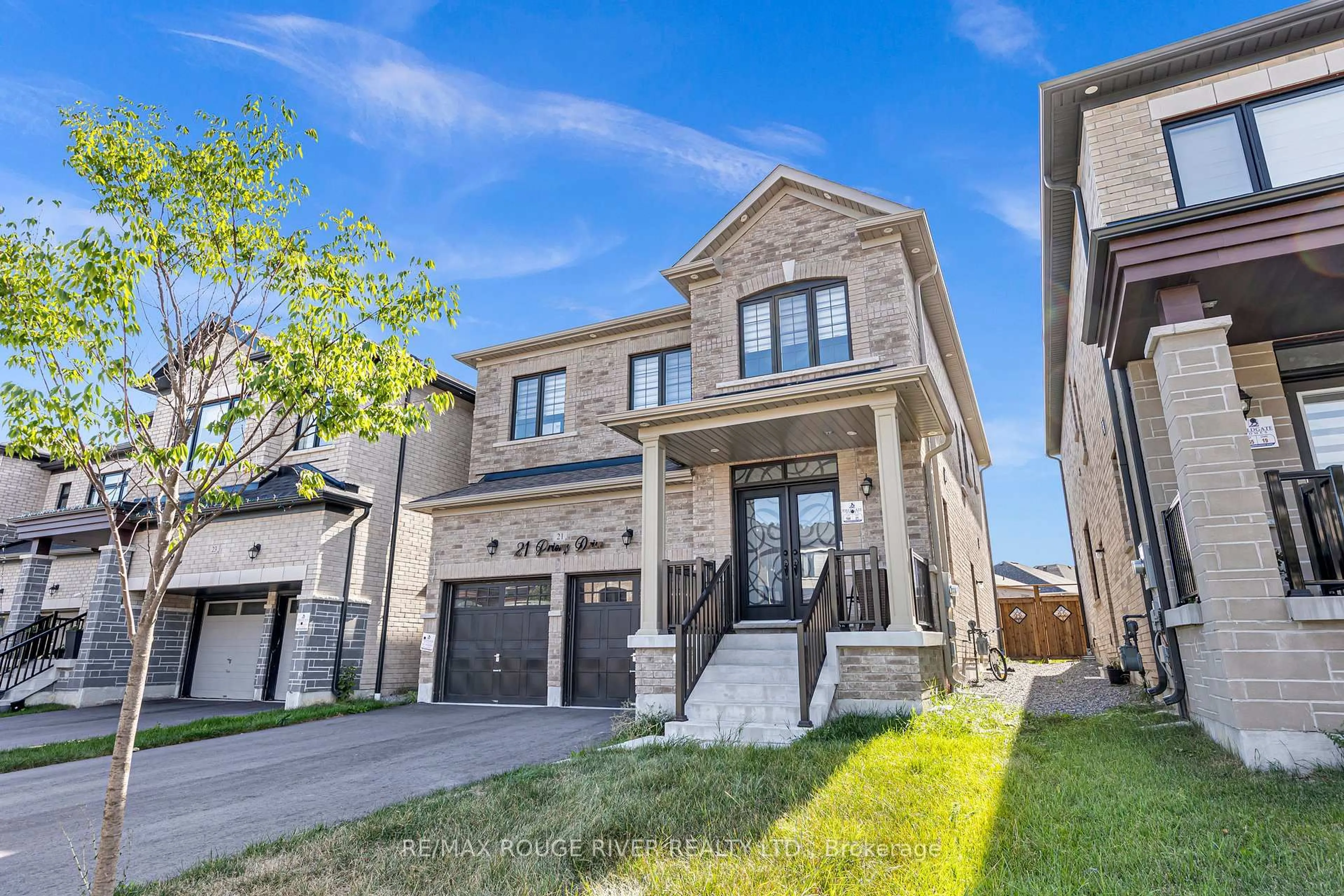 Home with brick exterior material, street for 21 Priory Dr, Whitby Ontario L1P 0K9