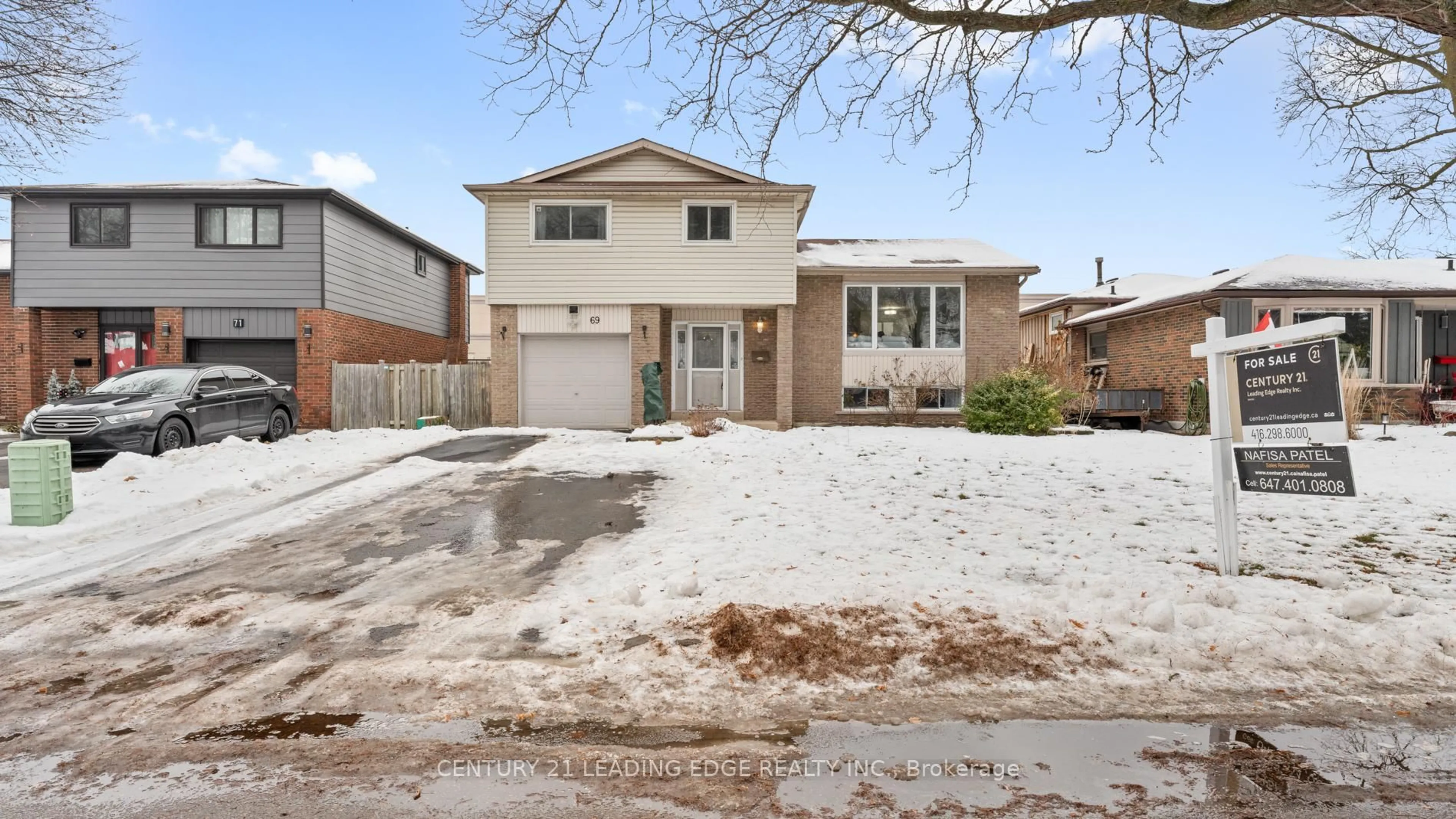 Home with brick exterior material, street for 69 Calais St, Whitby Ontario L1N 5M3