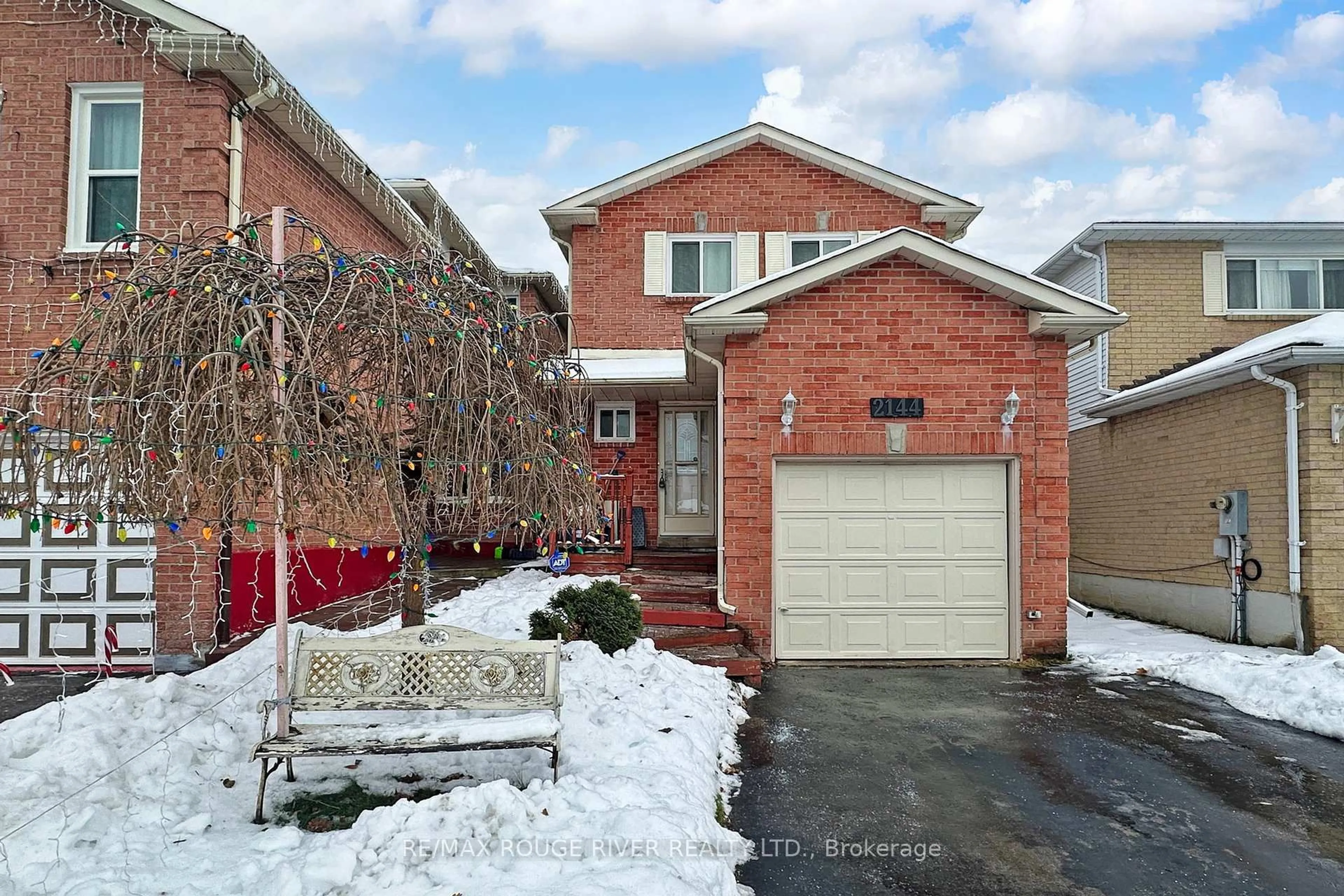 Home with brick exterior material, street for 2144 Duberry Dr, Pickering Ontario L1X 2A5