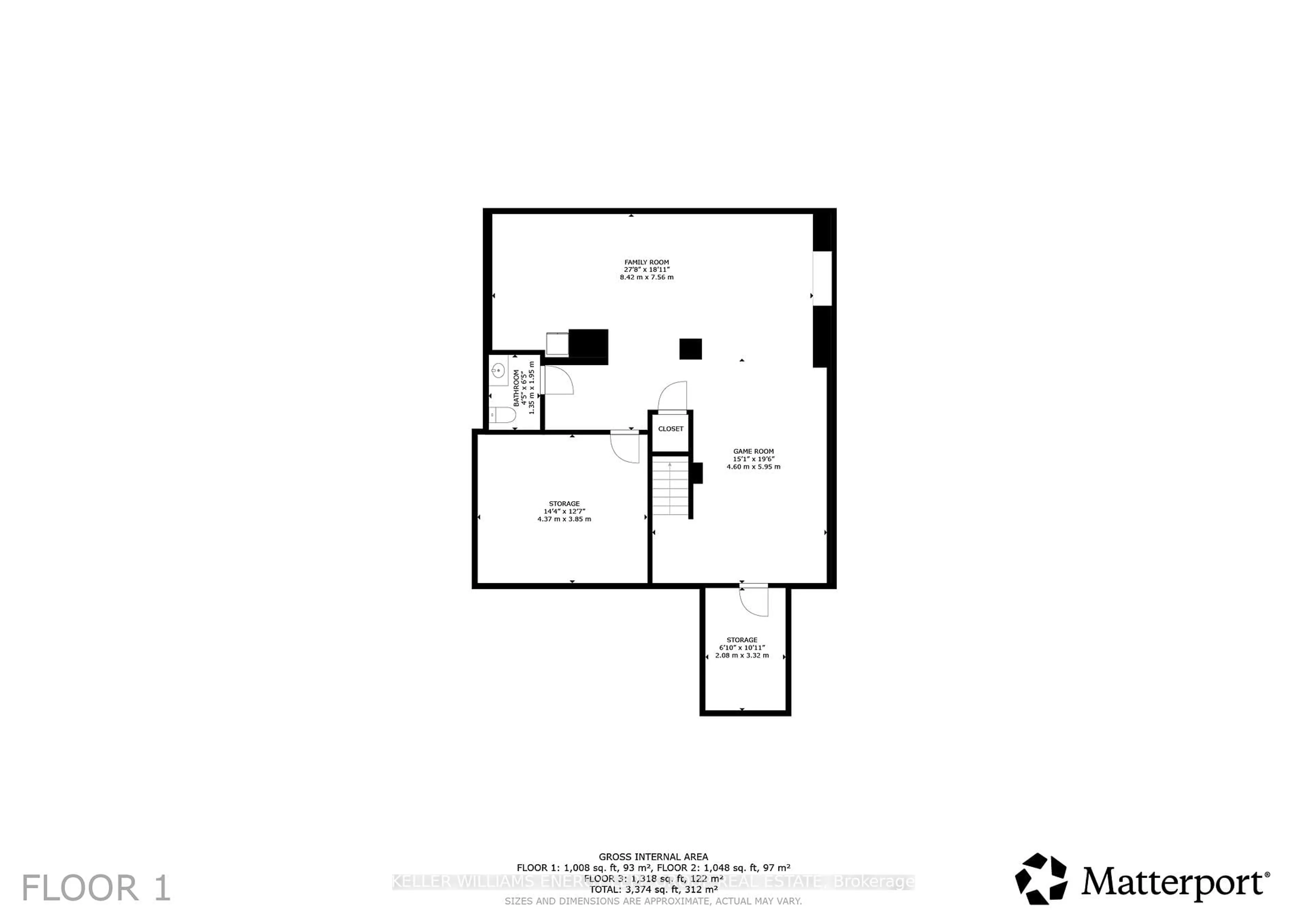 Floor plan for 67B Concession St, Clarington Ontario L1C 5M7