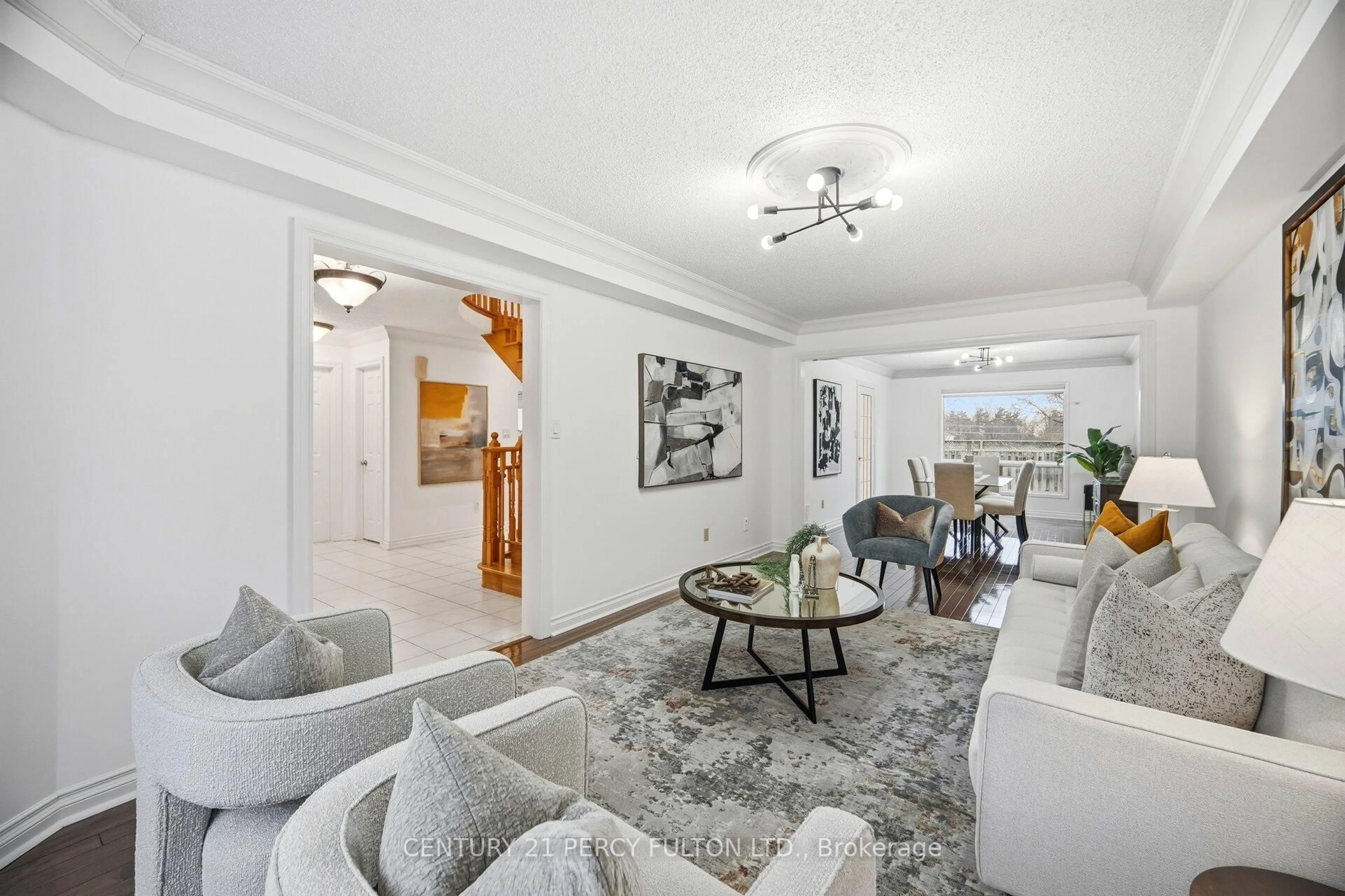 Living room with furniture, unknown for 896 Darwin Dr, Pickering Ontario L1X 2P8