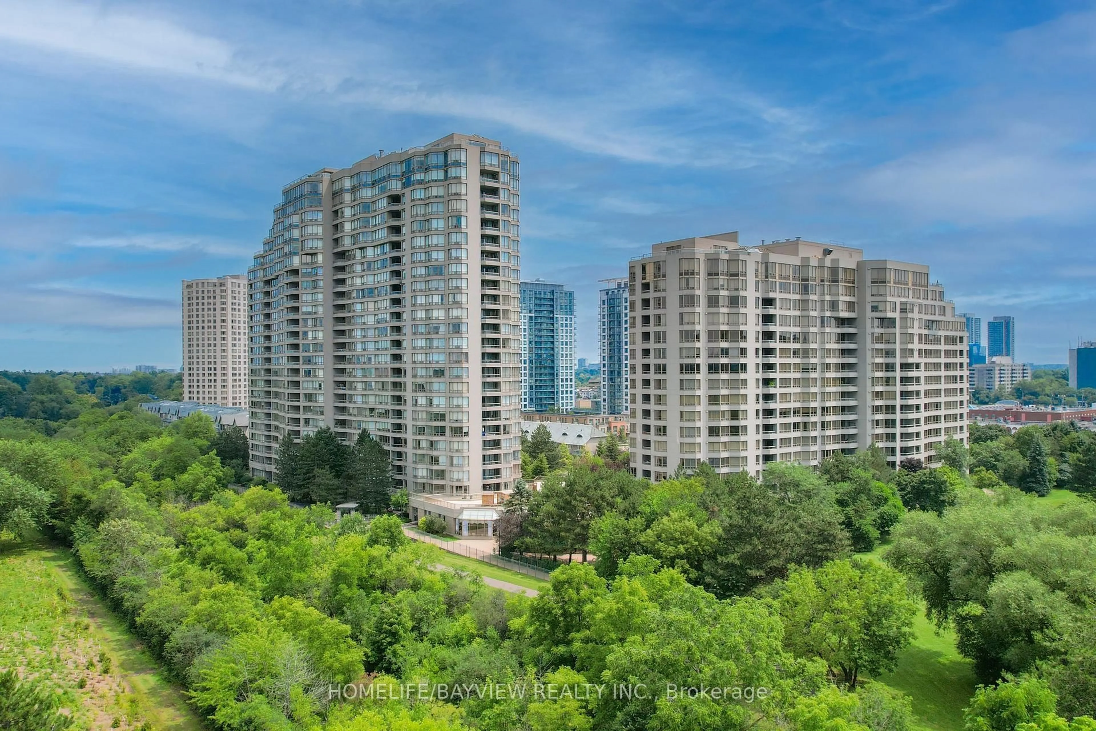 A pic from outside/outdoor area/front of a property/back of a property/a pic from drone, city buildings view from balcony for 168 Bonis Ave #205, Toronto Ontario M1T 3V6