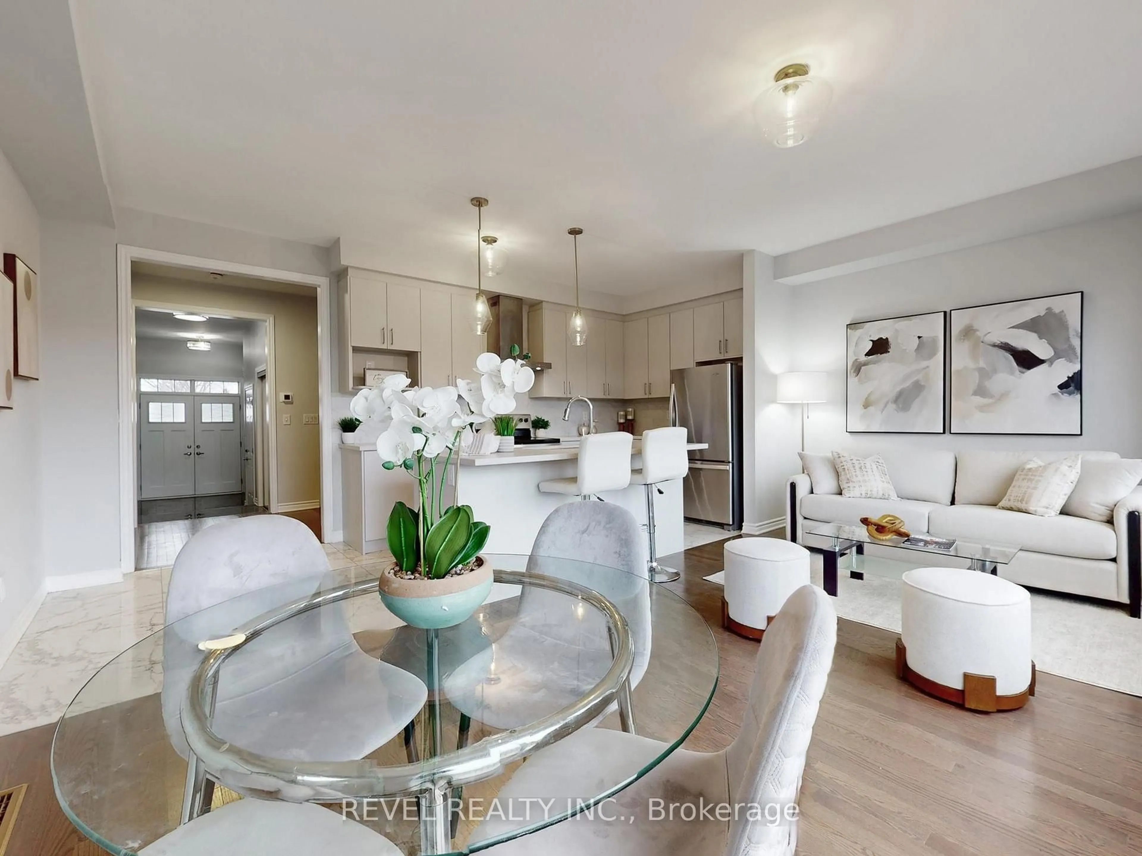 Open concept kitchen, unknown for 4 Paradise Way, Whitby Ontario L1R 0R7