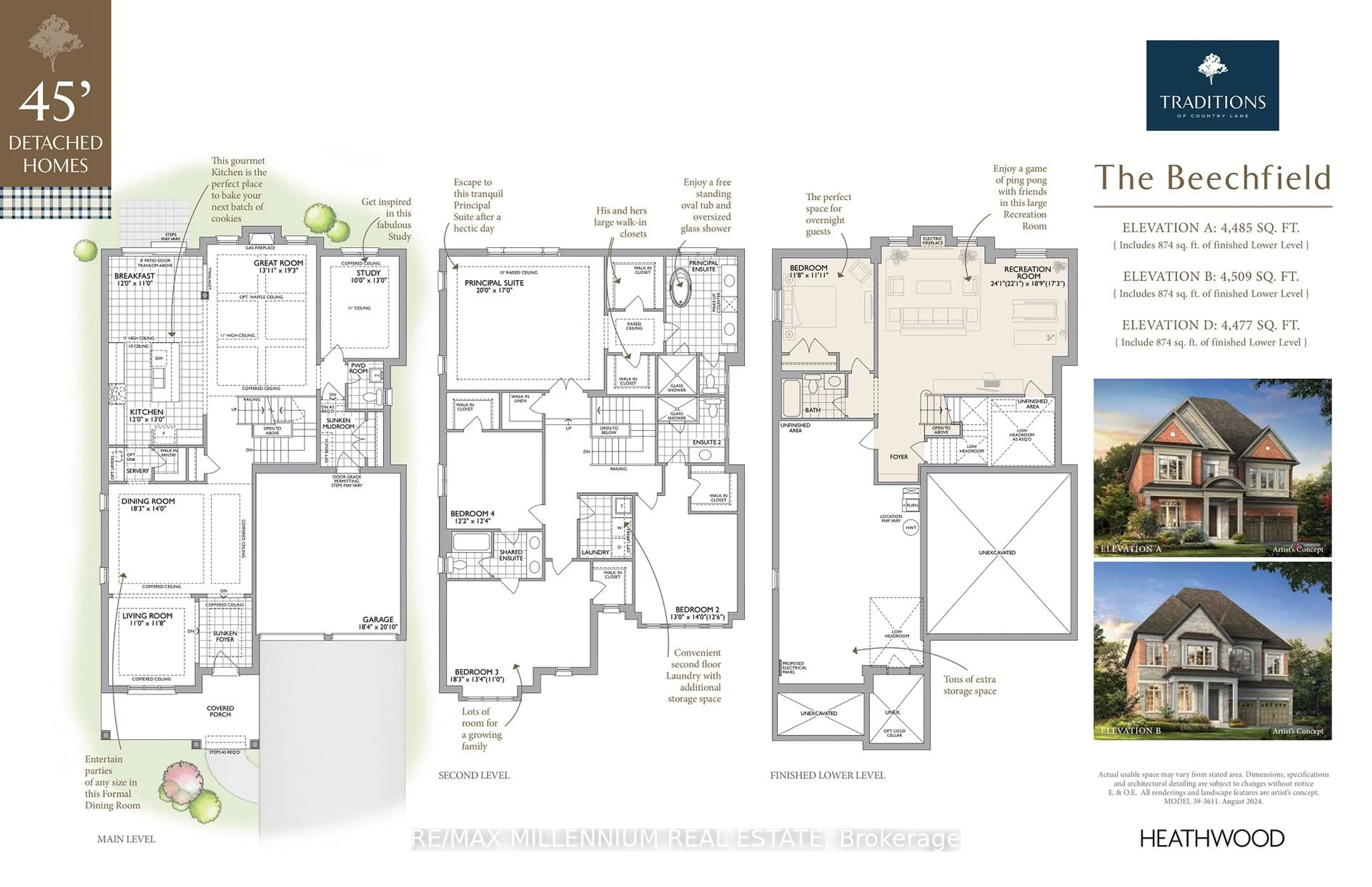 Floor plan for 7 Spring Garden Crt, Whitby Ontario L1P 1Y4