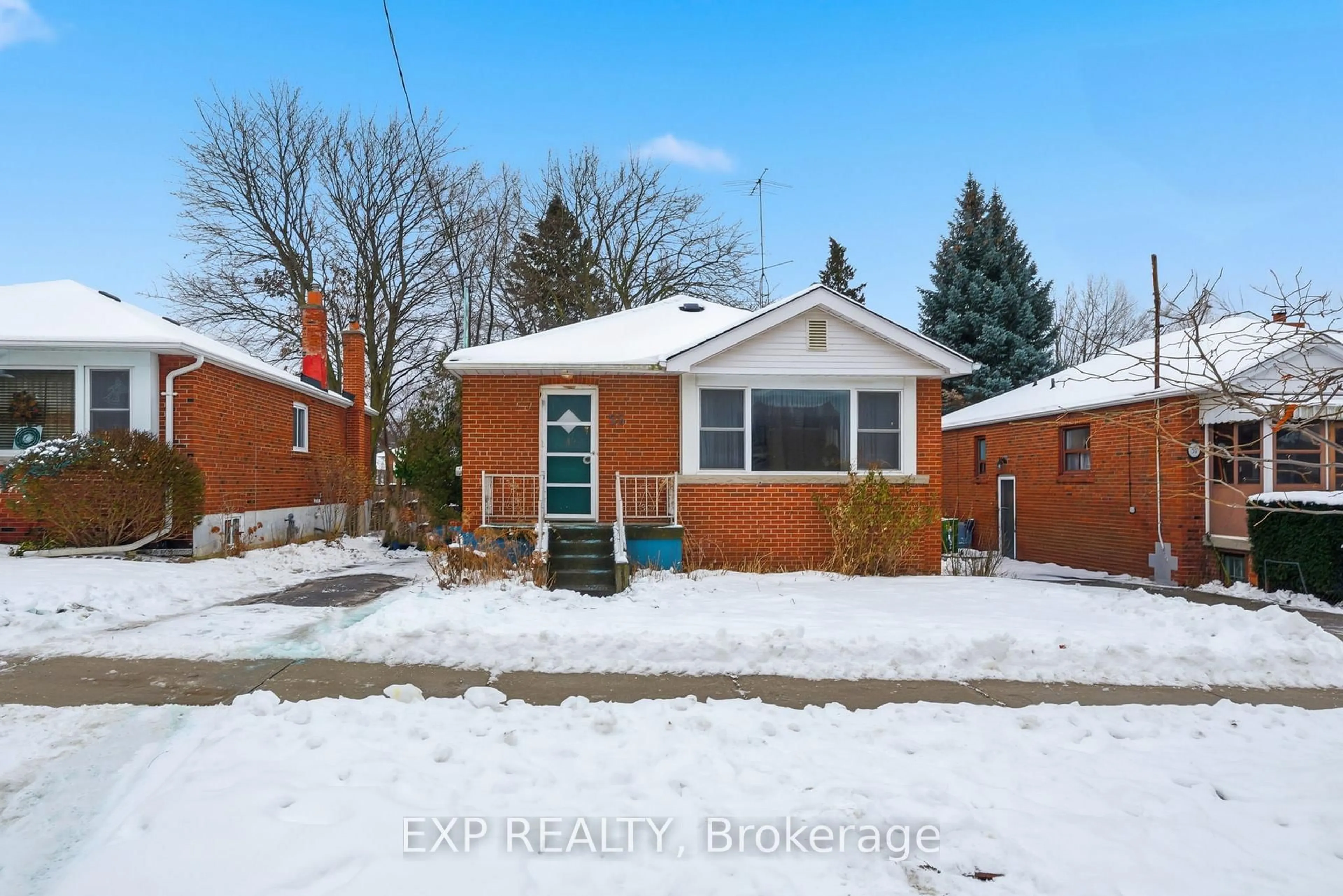 Home with brick exterior material, street for 55 Donside Dr, Toronto Ontario M1L 1P7