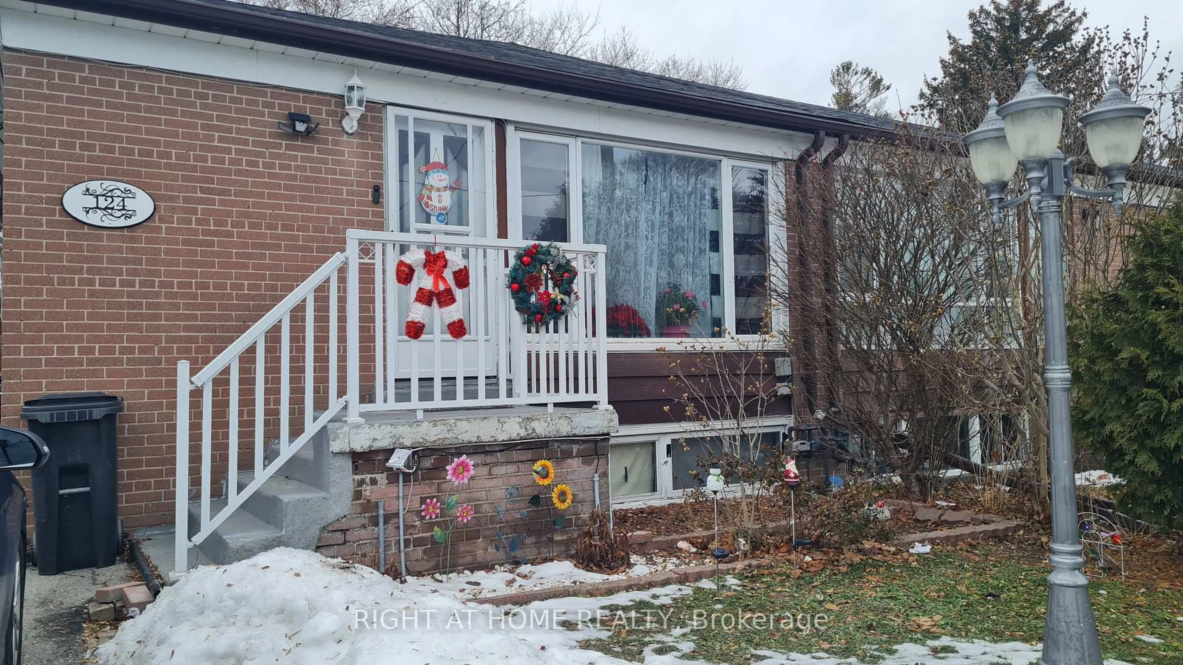 Home with brick exterior material, street for 124 Overture Rd, Toronto Ontario M1E 2W4