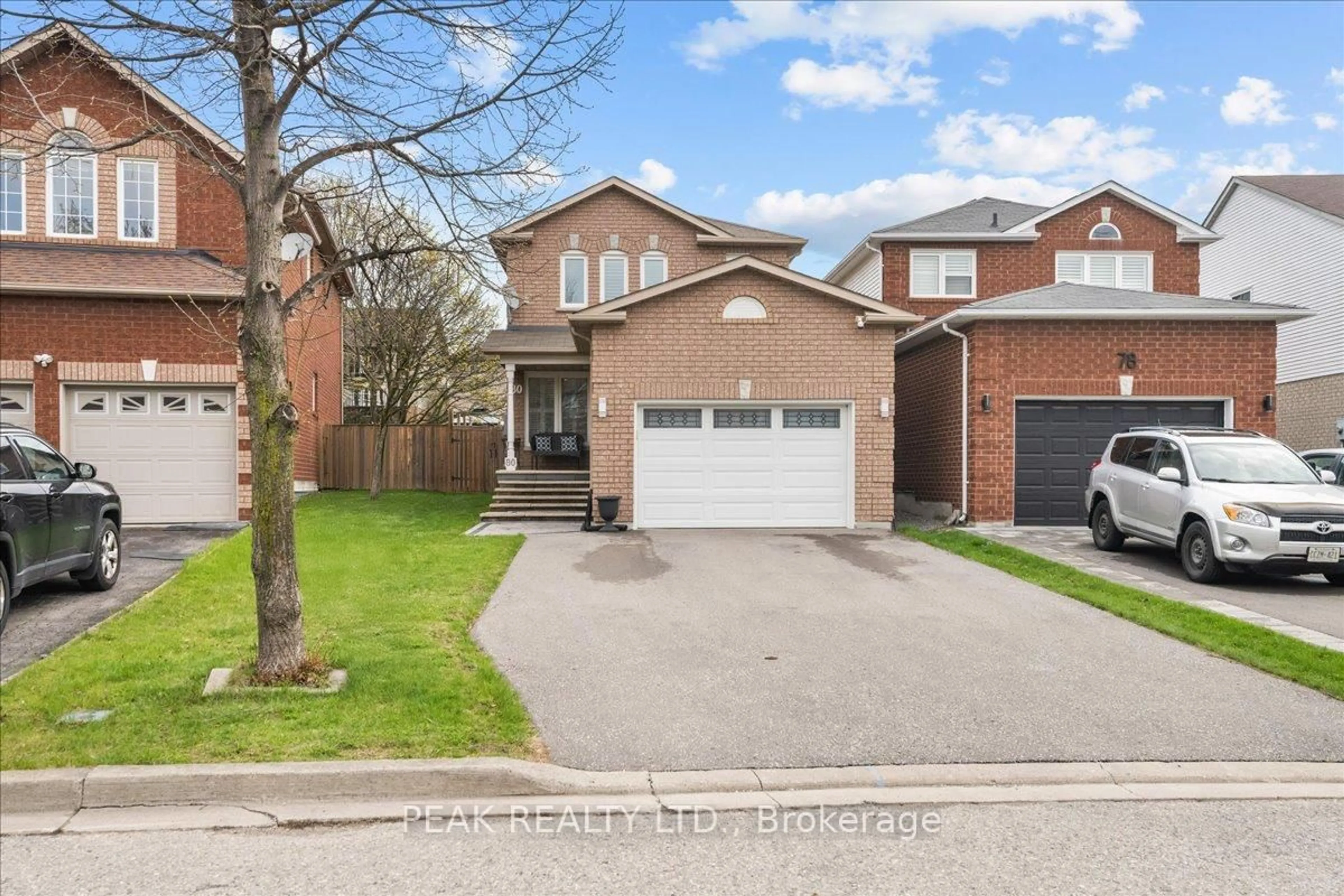 Home with brick exterior material, street for 80 Fry Cres, Clarington Ontario L1C 4Y3