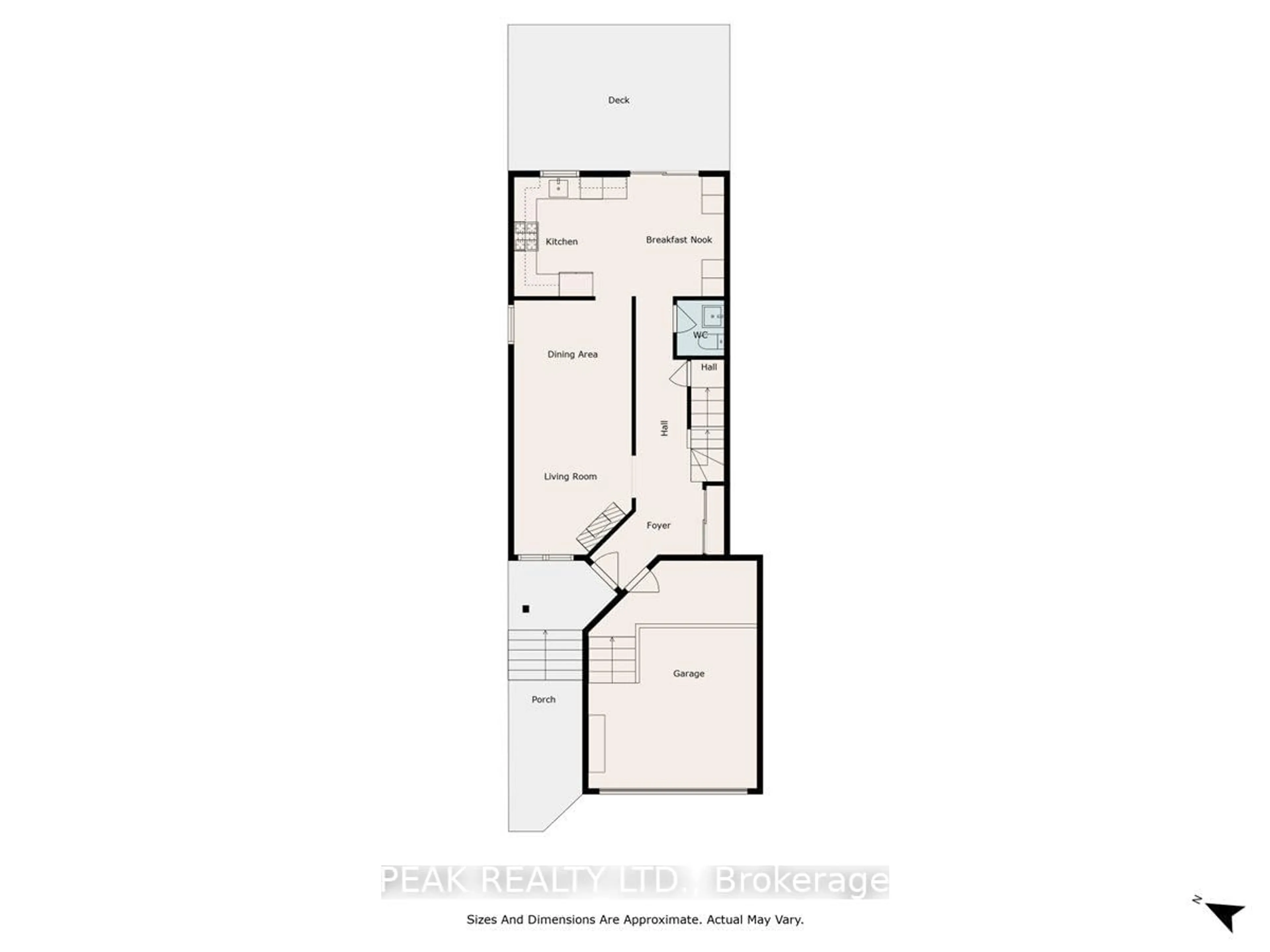 Floor plan for 80 Fry Cres, Clarington Ontario L1C 4Y3