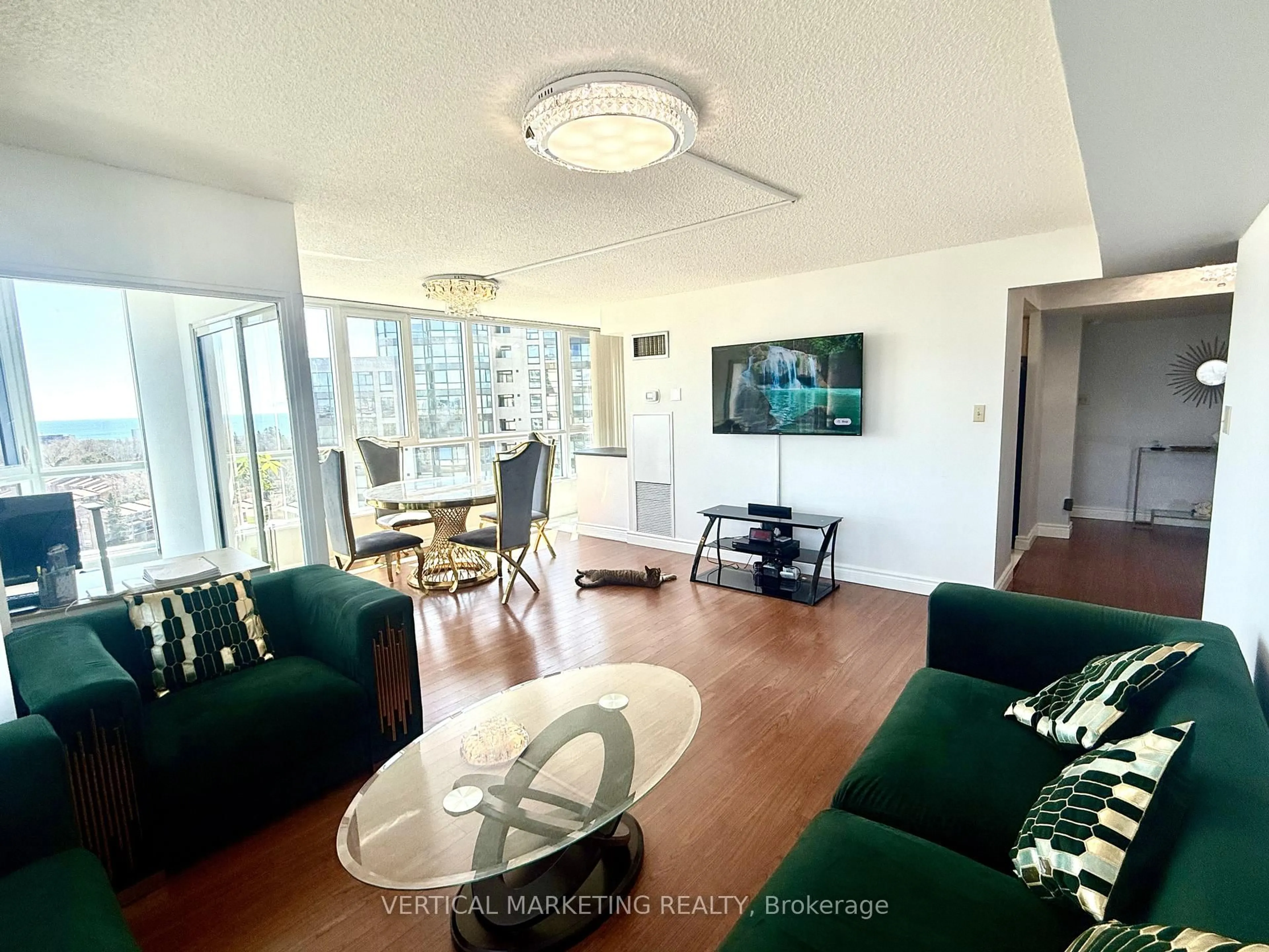 Living room with furniture, unknown for 3231 Eglinton Ave #1408B, Toronto Ontario M1J 3N5